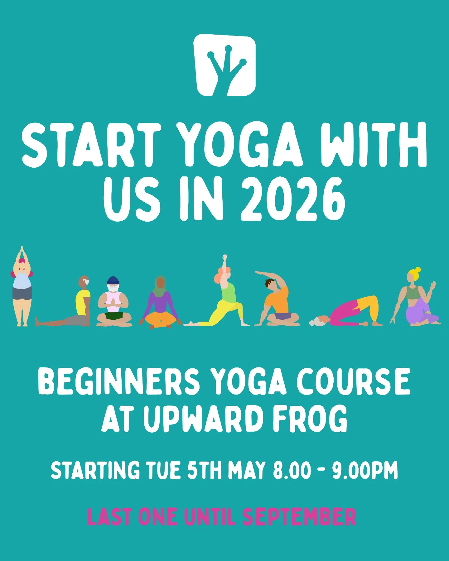 Beginners Course
with Emma Gartside

If you've been curious about yoga but hesitant - perhaps thinking you need to be flexible or fit - the Beginners Course at Upward Frog is the ideal starting point.
🌟
Our supportive six-week Hatha yoga course has 