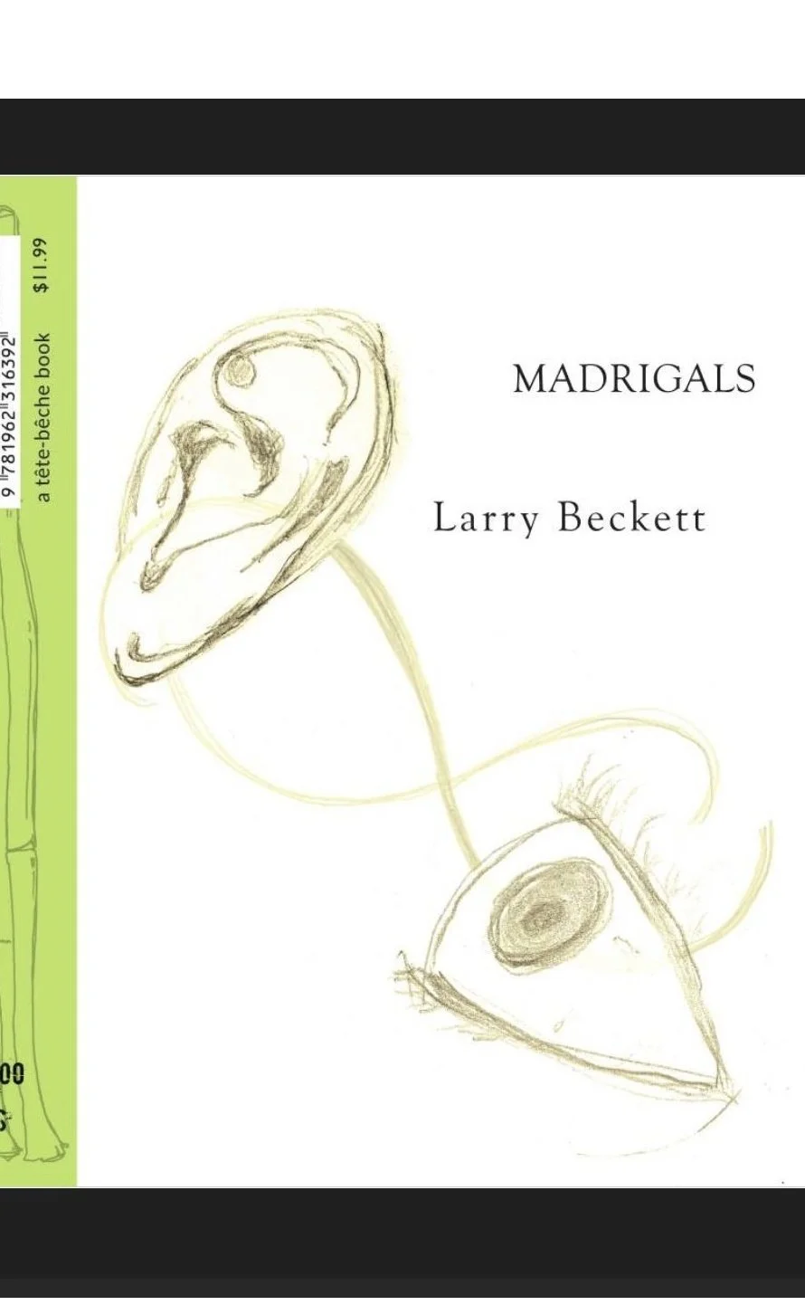 Madrigals poetry book by Larry Beckett
