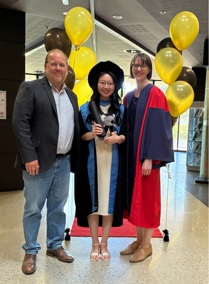 Congratulations to Dr Wenting He