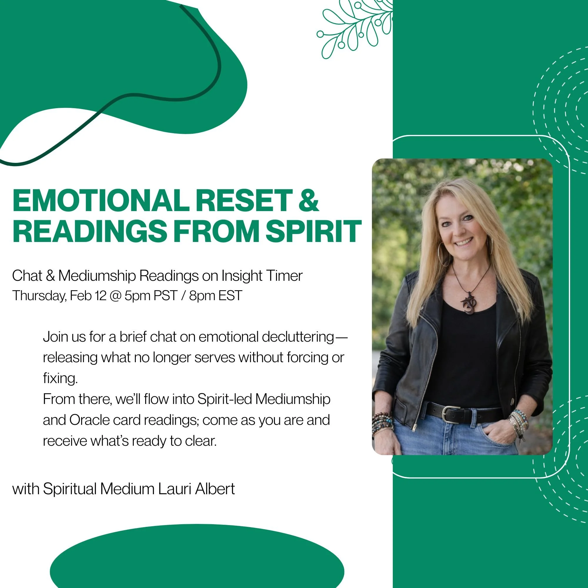 Emotional Reset + Readings from Spirit