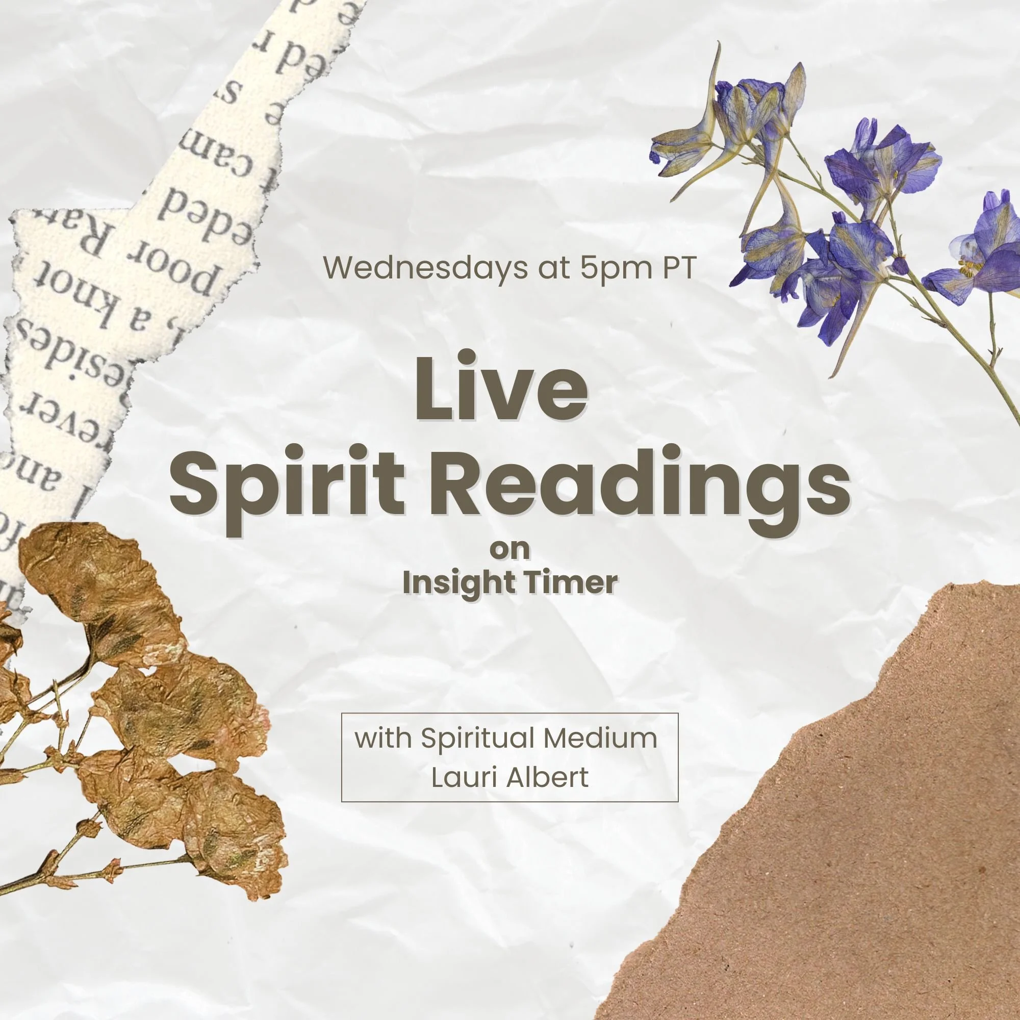 Live Spirit Readings on Insight Timer