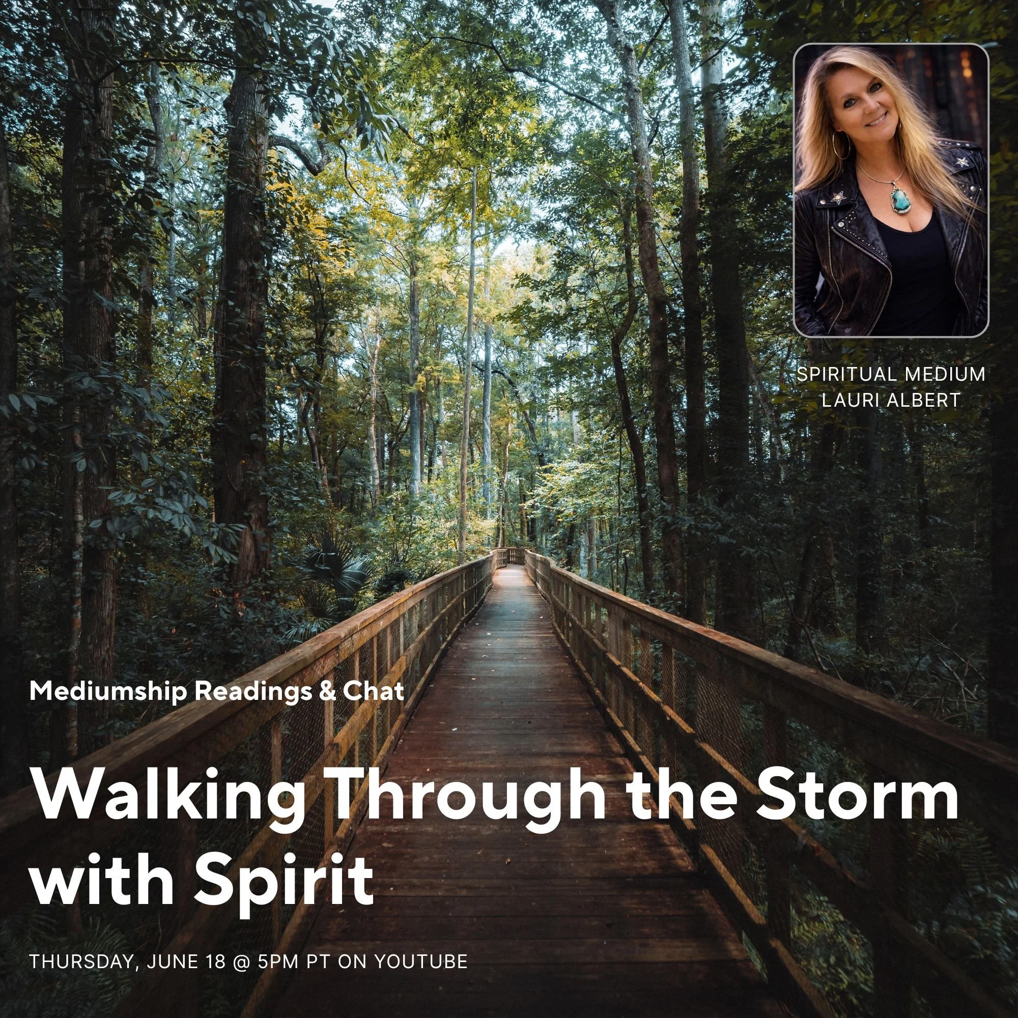 Live on YouTube “Walking Through the Storm with Spirit”