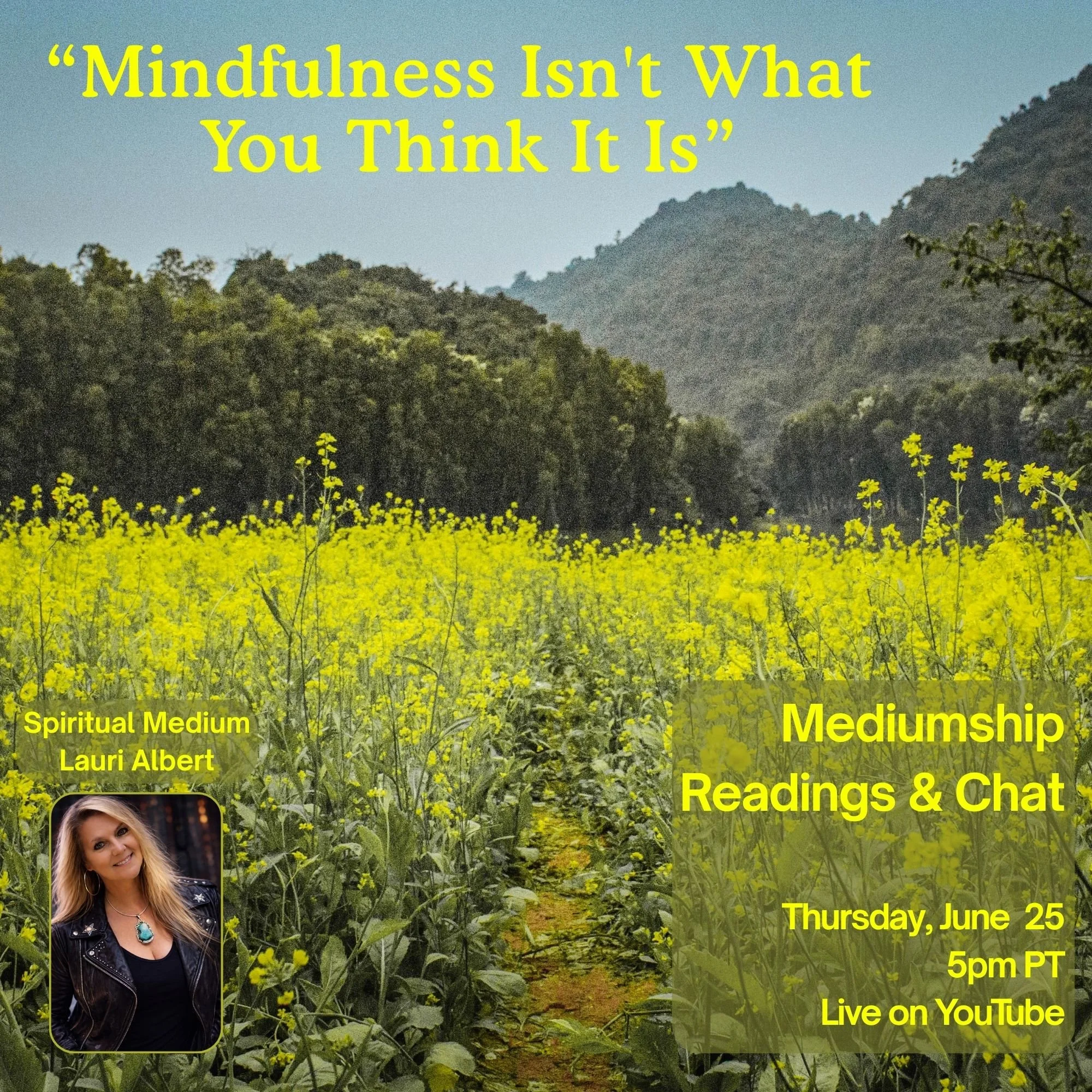 Live on YouTube “Mindfulness Isn't What You Think It Is” 