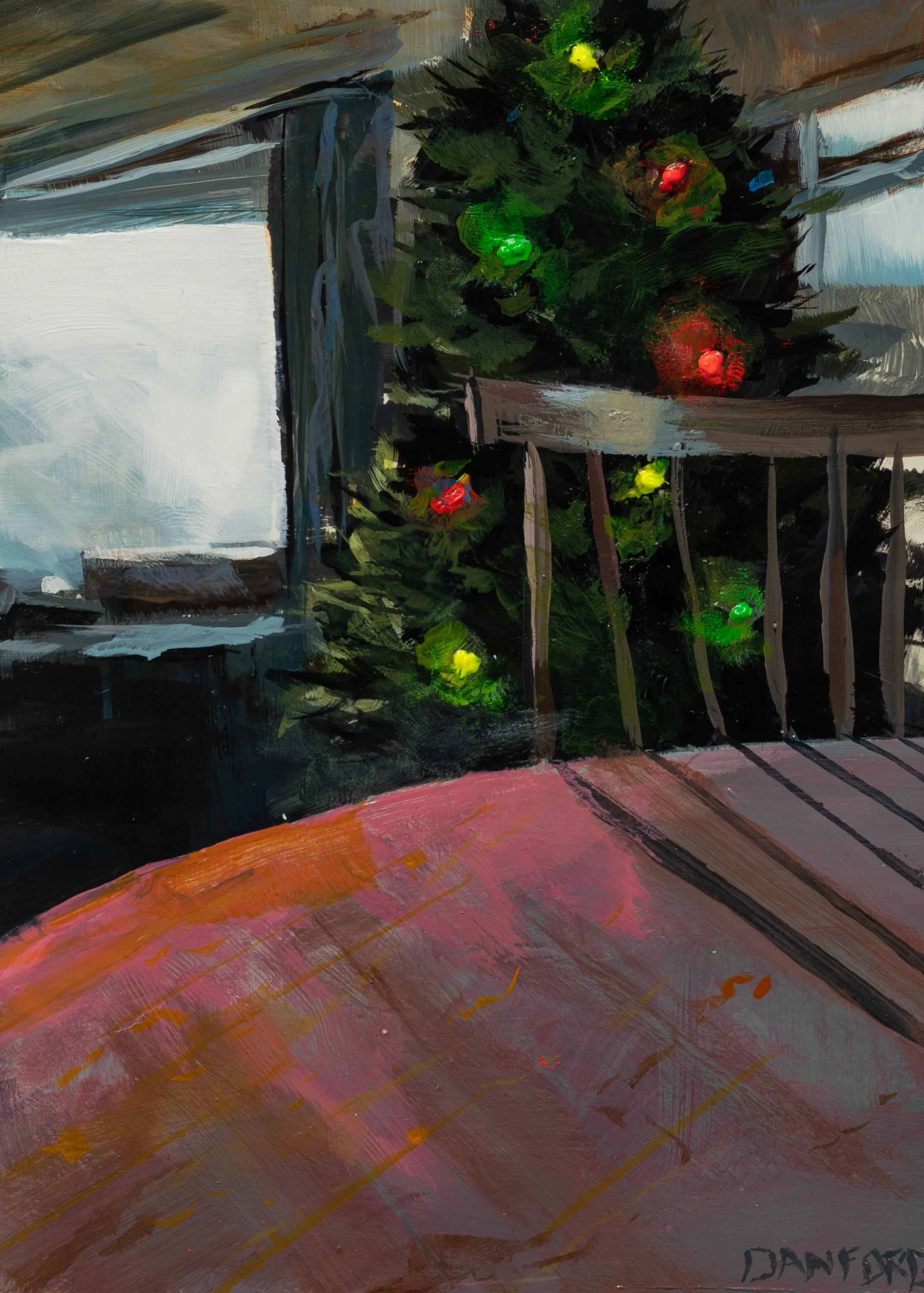 Home for The Holidays
5"x7"
Acrylic on board
$145.