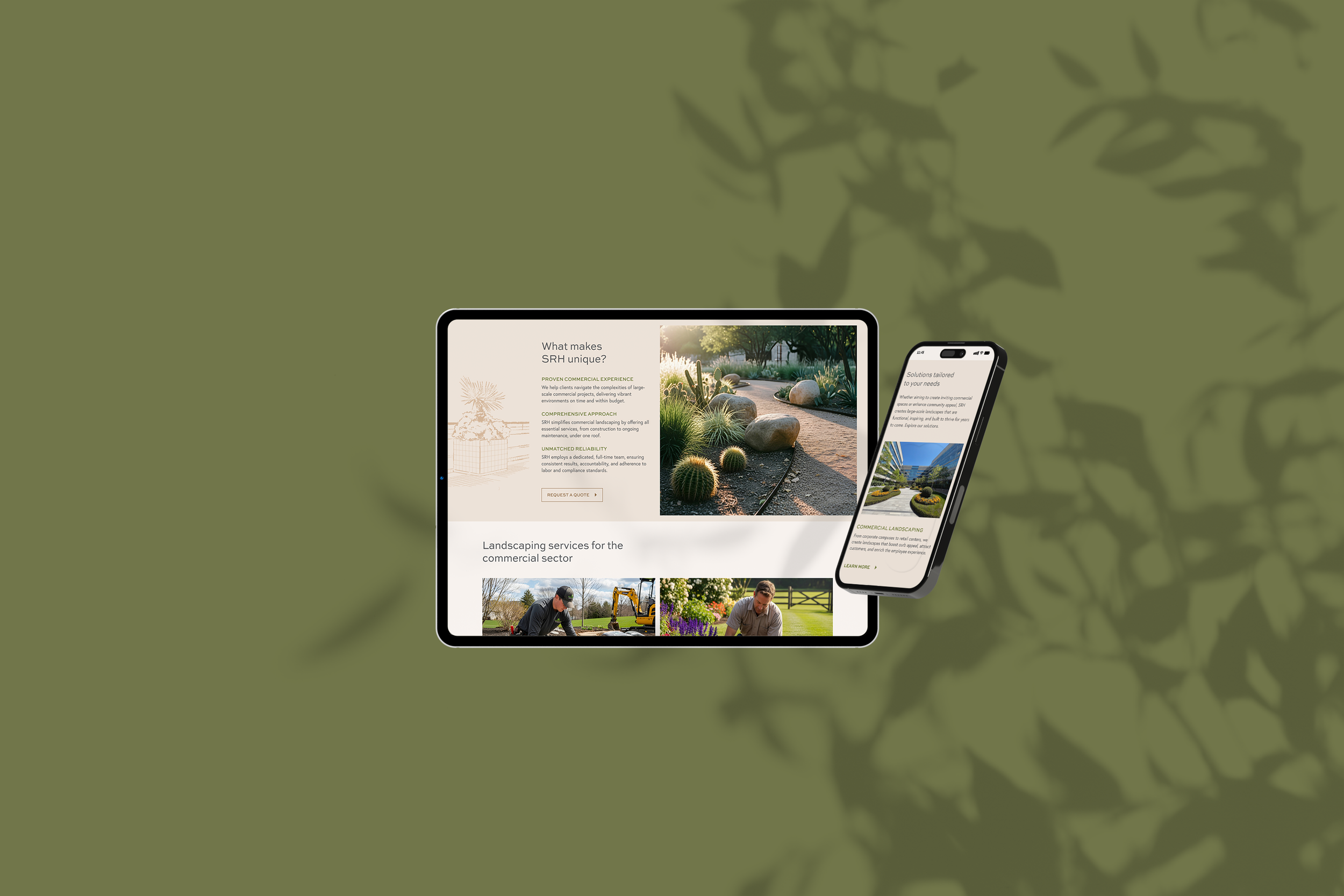 SRH Landscapes Website