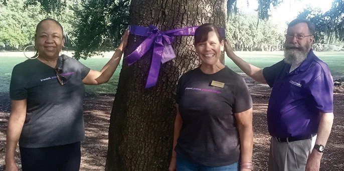 SAFE Shelter Center for Domestic Violence Services to Kick Off Domestic Violence Awareness Month with Ribbon Tying in Forsyth Park
