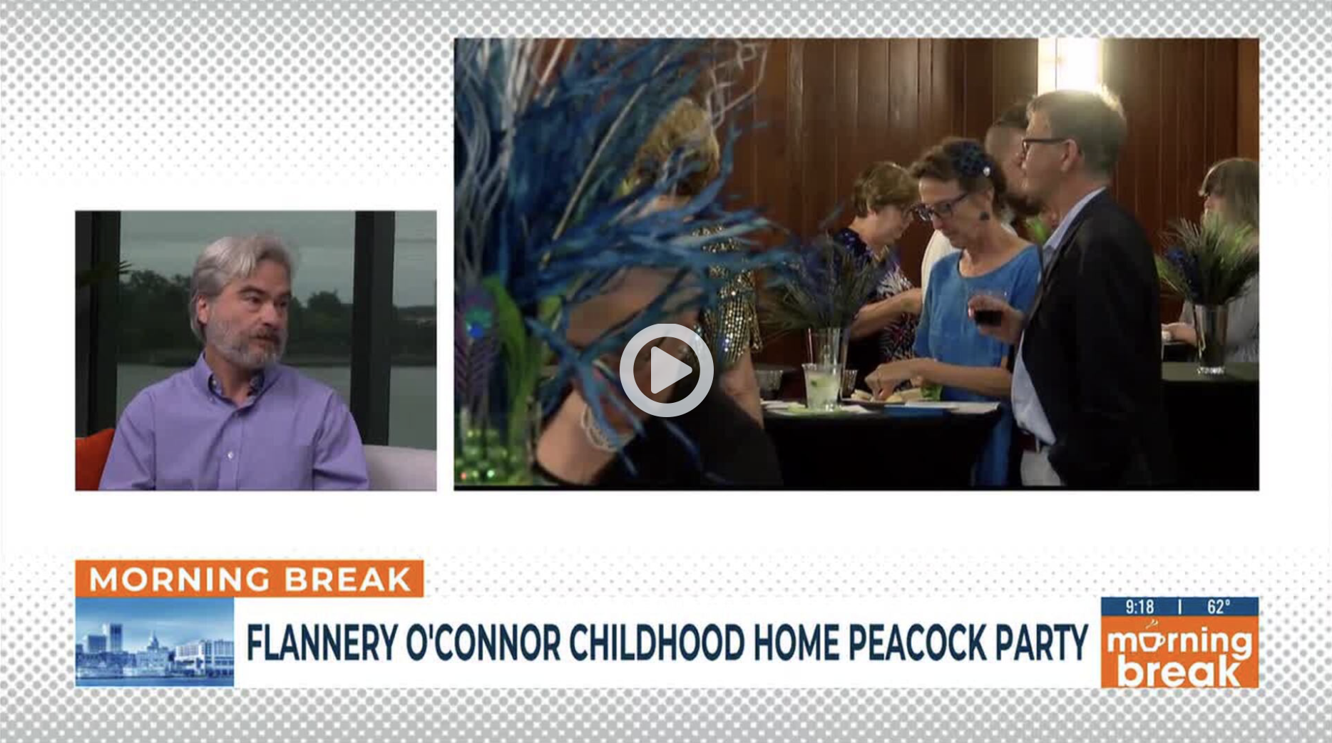 Flannery O’Connor Home Reviving Peacock Party