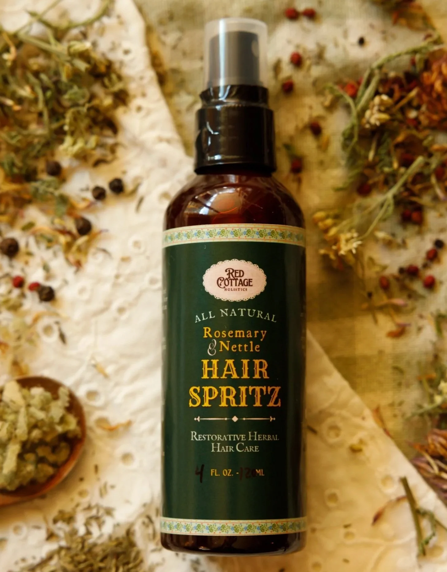 Hair Growth - Rosemary and Nettle Hair Spritz - 4 oz