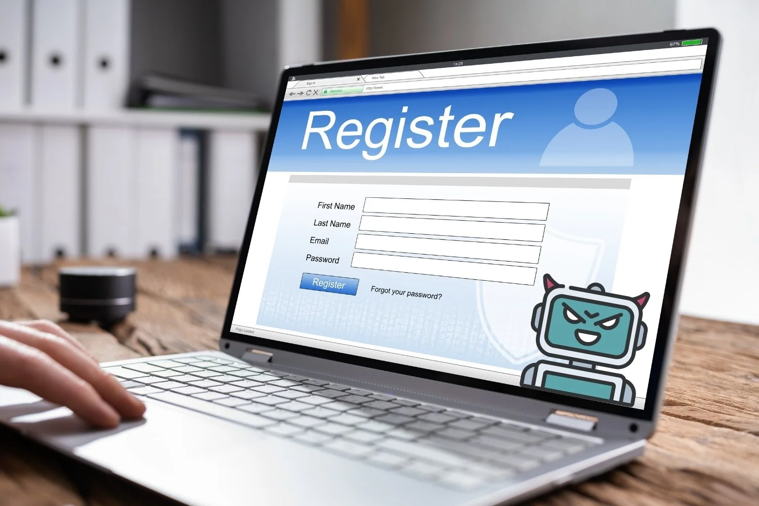 Bots completando formularios con spam