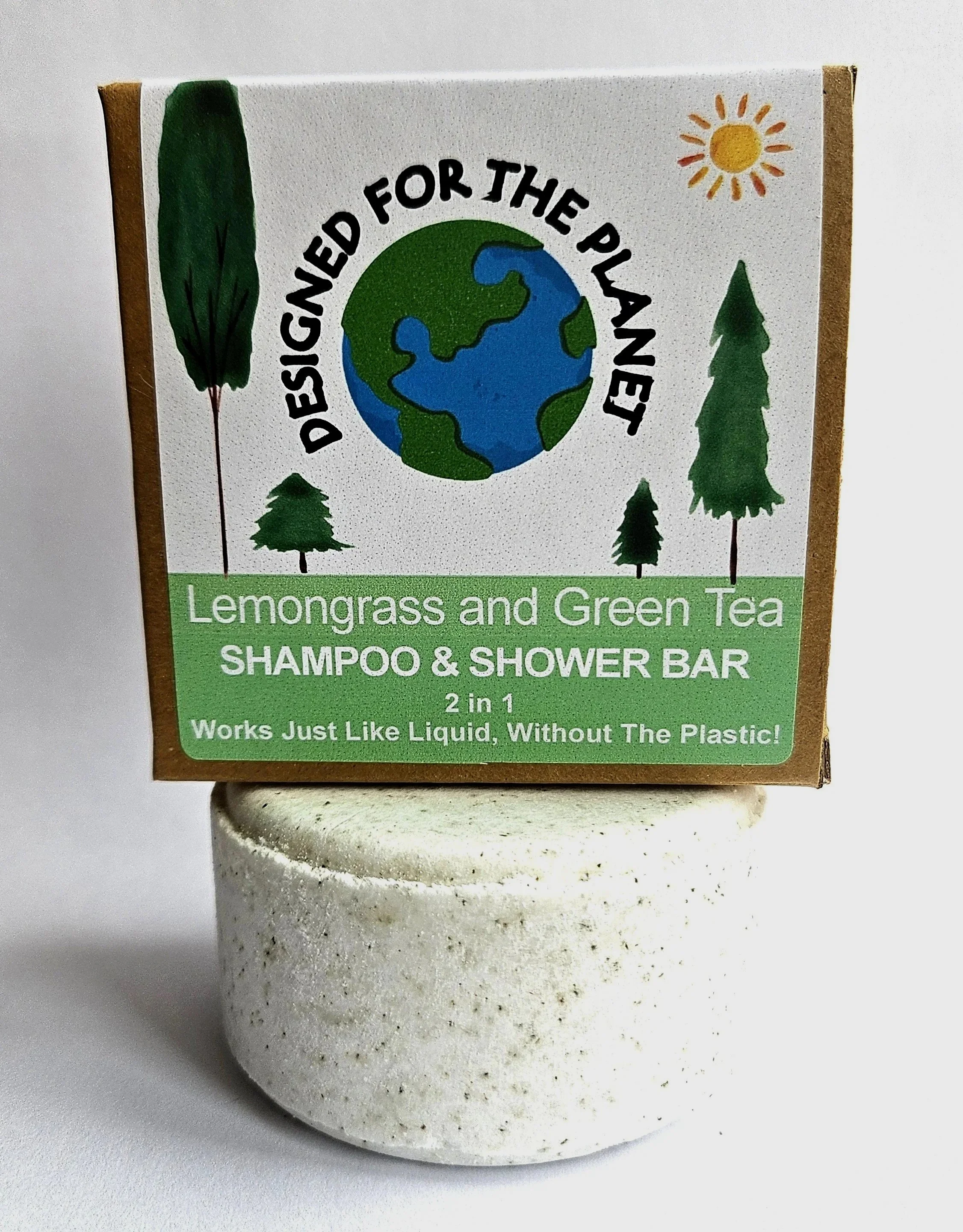 Lemongrass & Green Tea Shampoo and Shower Bar