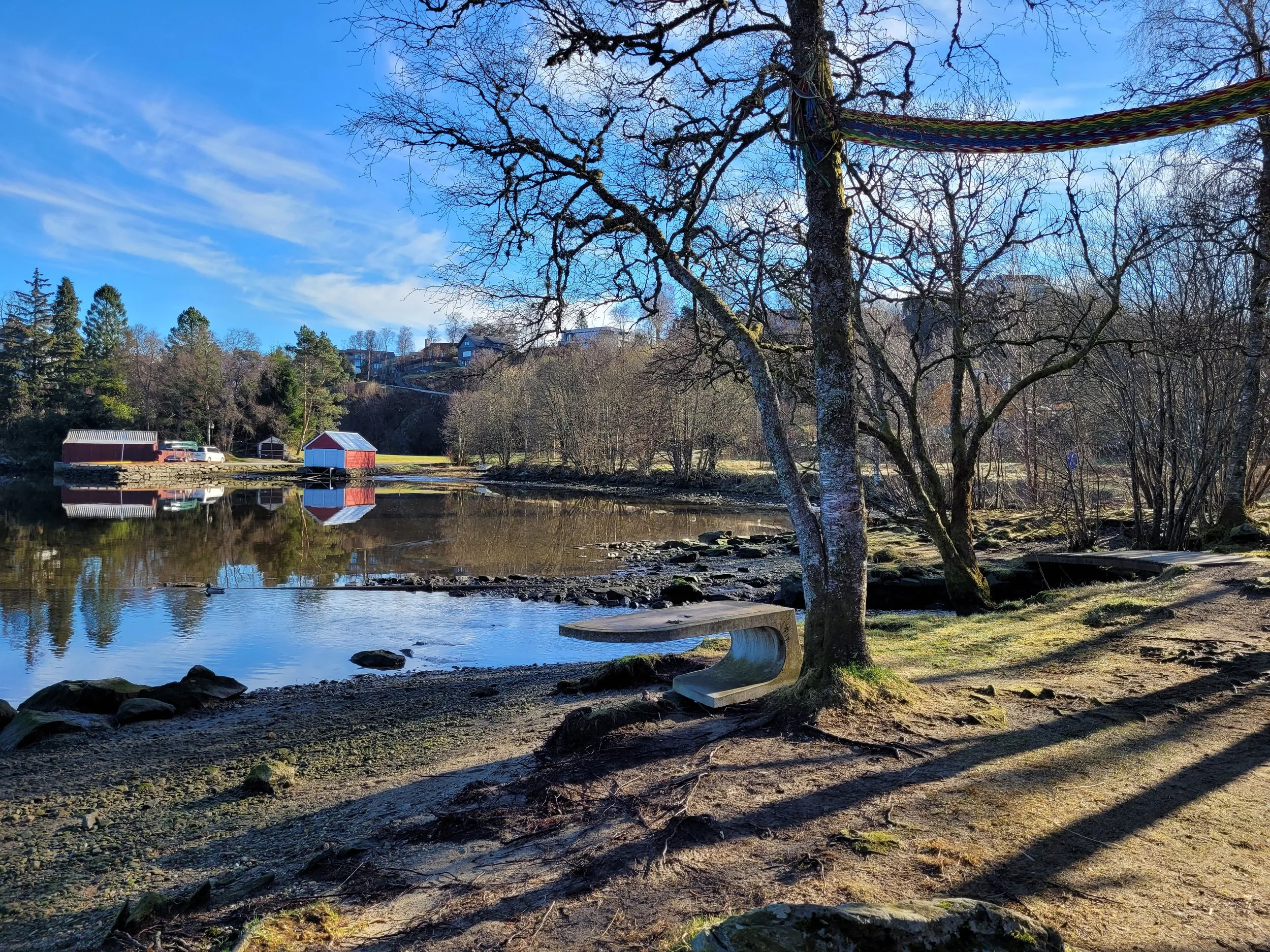 Foto fra befaring ved Nordåsvannet i Bergen kommune