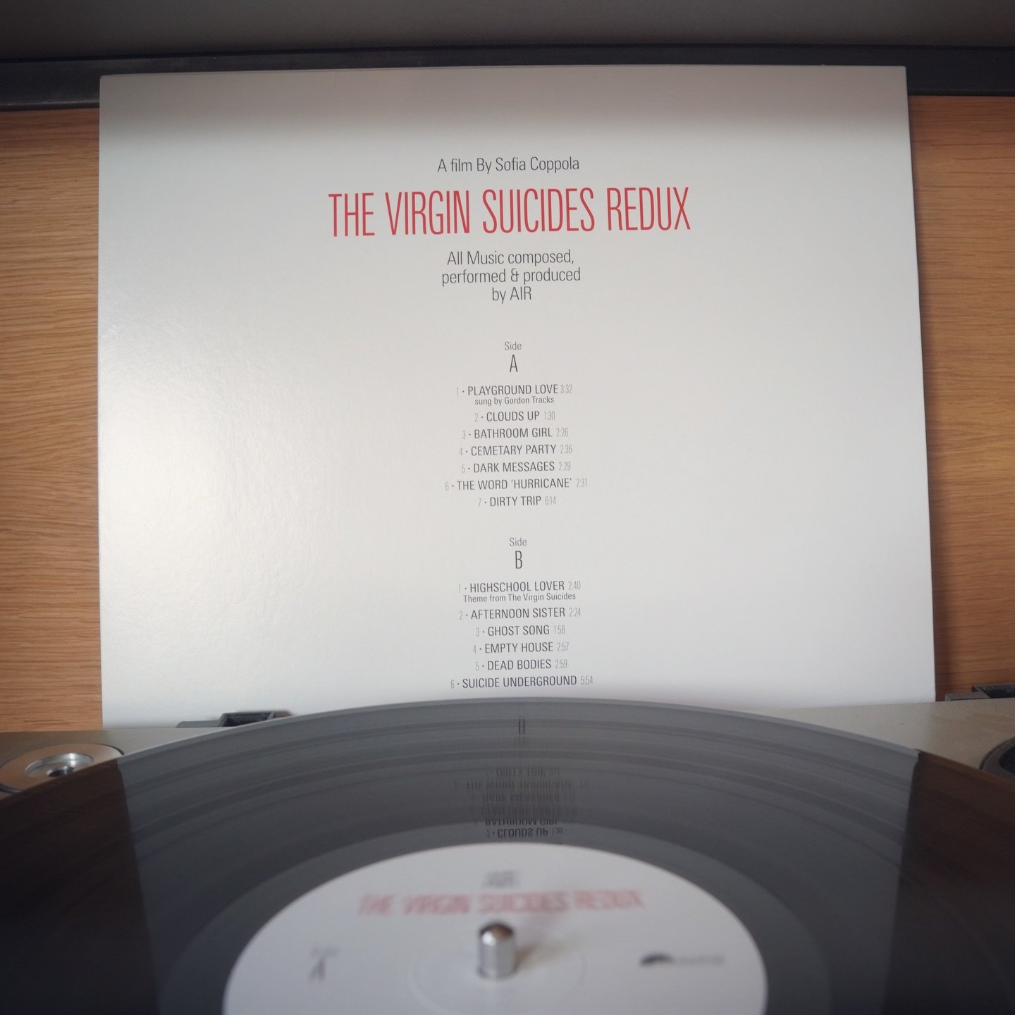 AIR - The Virgin Suicides Redux
This record arrived at Unkompress with a letter that meant a lot to us.

Originally released only on CD, The Virgin Suicides Redux never met Air&rsquo;s expectations for vinyl&hellip; until now. With this new pressing,
