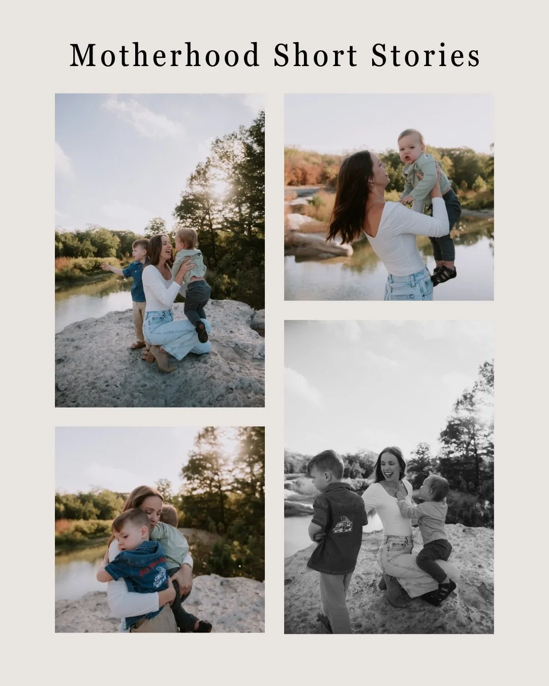 ✨MOTHERHOOD SHORT STORIES✨

Your journey as a mom matters. Being in the photos makes a difference. Celebrating your identity is worth it. YOU are worth it!
 
➡️ Now open for booking&hellip;

Motherhood short stories are 20-minute session that focus o