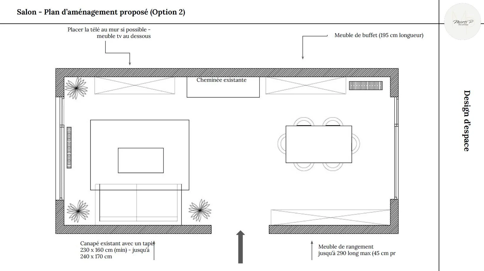 Proposition aménagement appartement