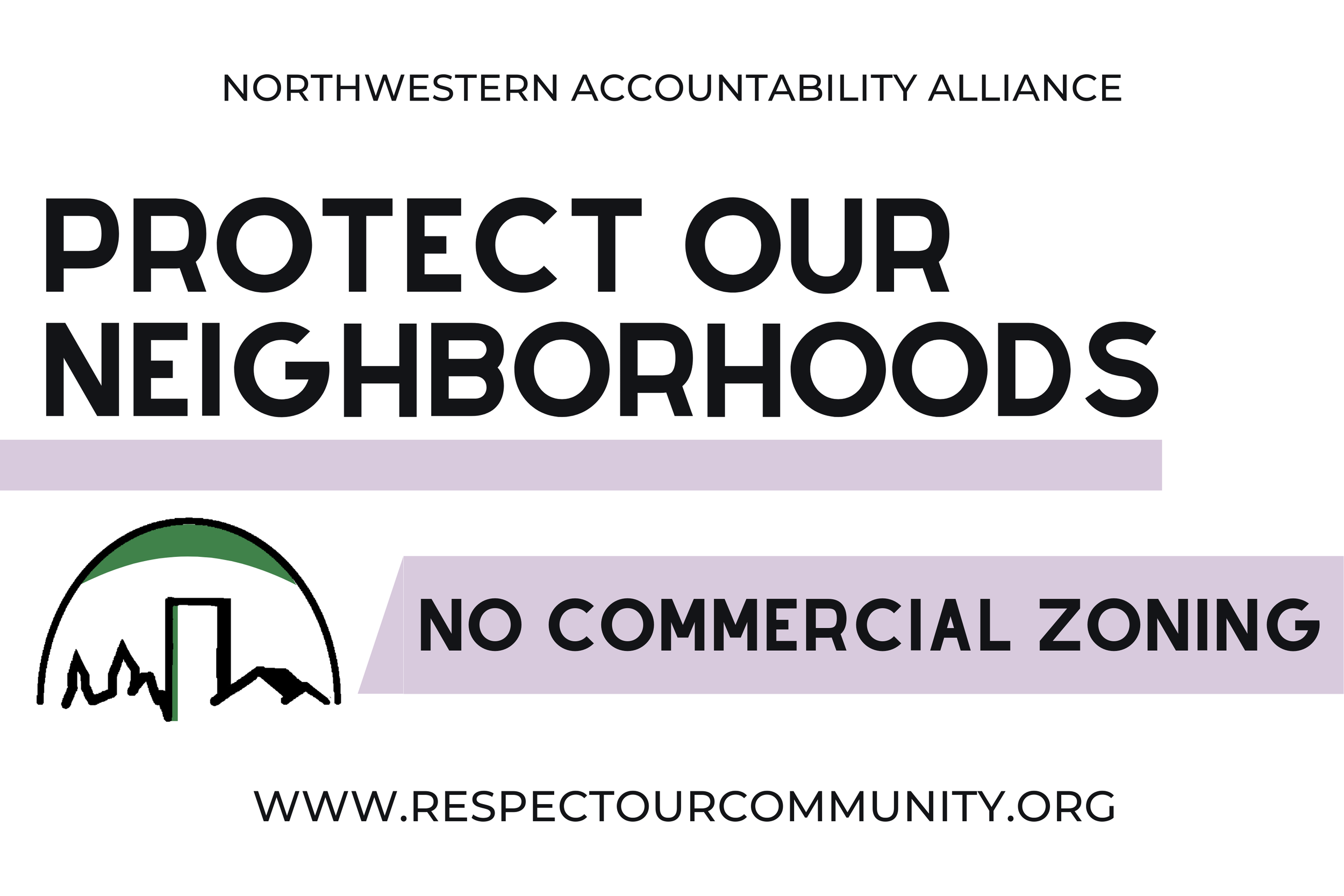 Yard Sign - Side 2: Protect our Community