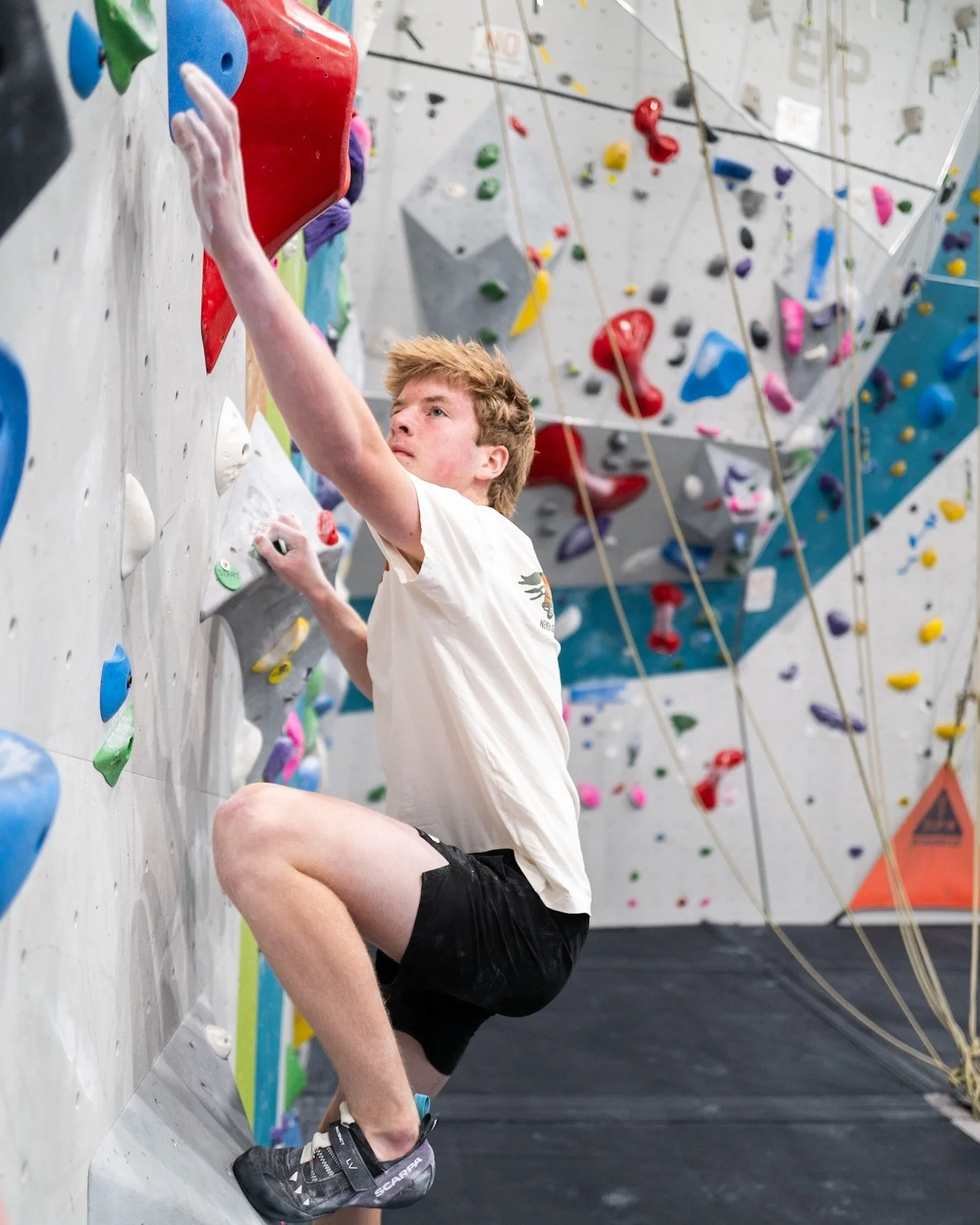 Do you have a climber between the ages of 7 and 18 that are trying to take their skills to the next level? The spring season for our Coeur Youth Team is starting up! Sign up now! 
Season: March 9th- June 8th