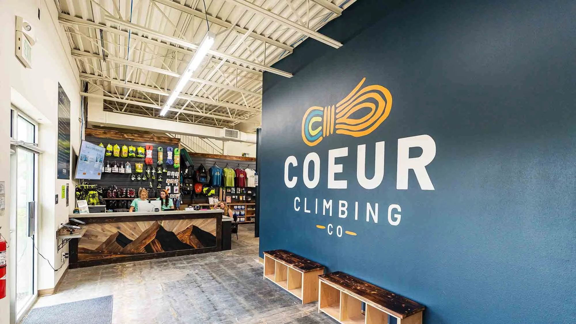 Coeur Climbing entrance