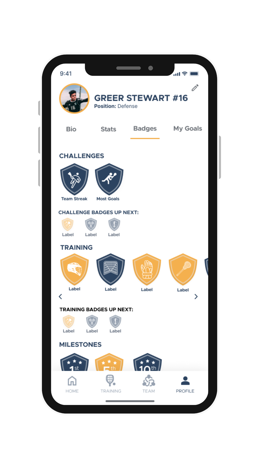  app high fidelity mockup 