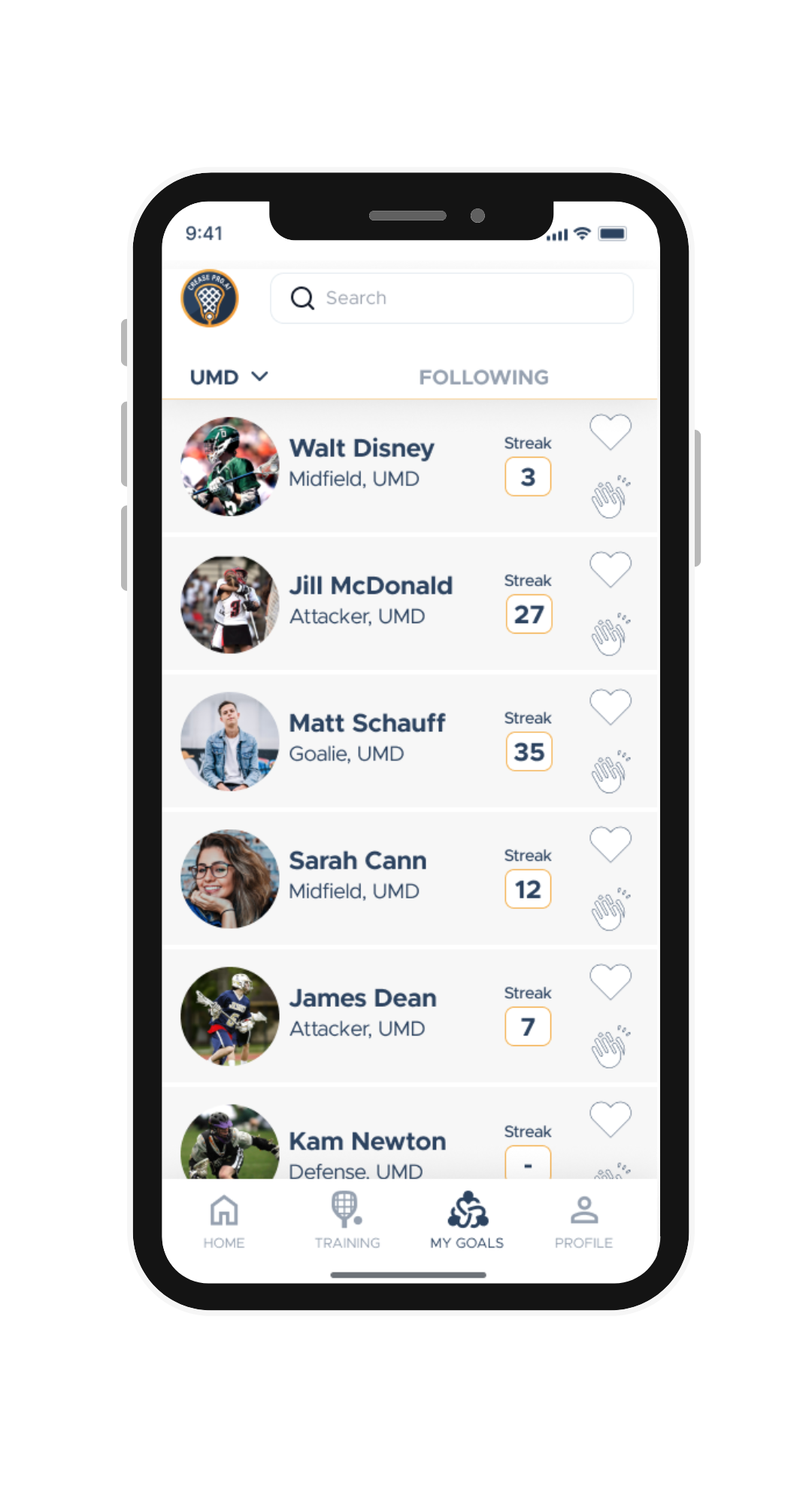 app high fidelity mock-up