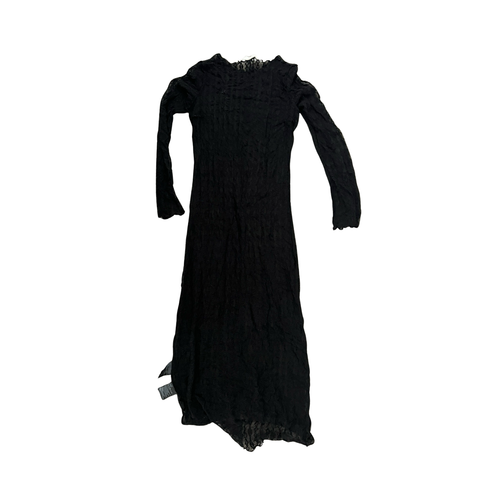 Black Long-Sleeve Dress (S)