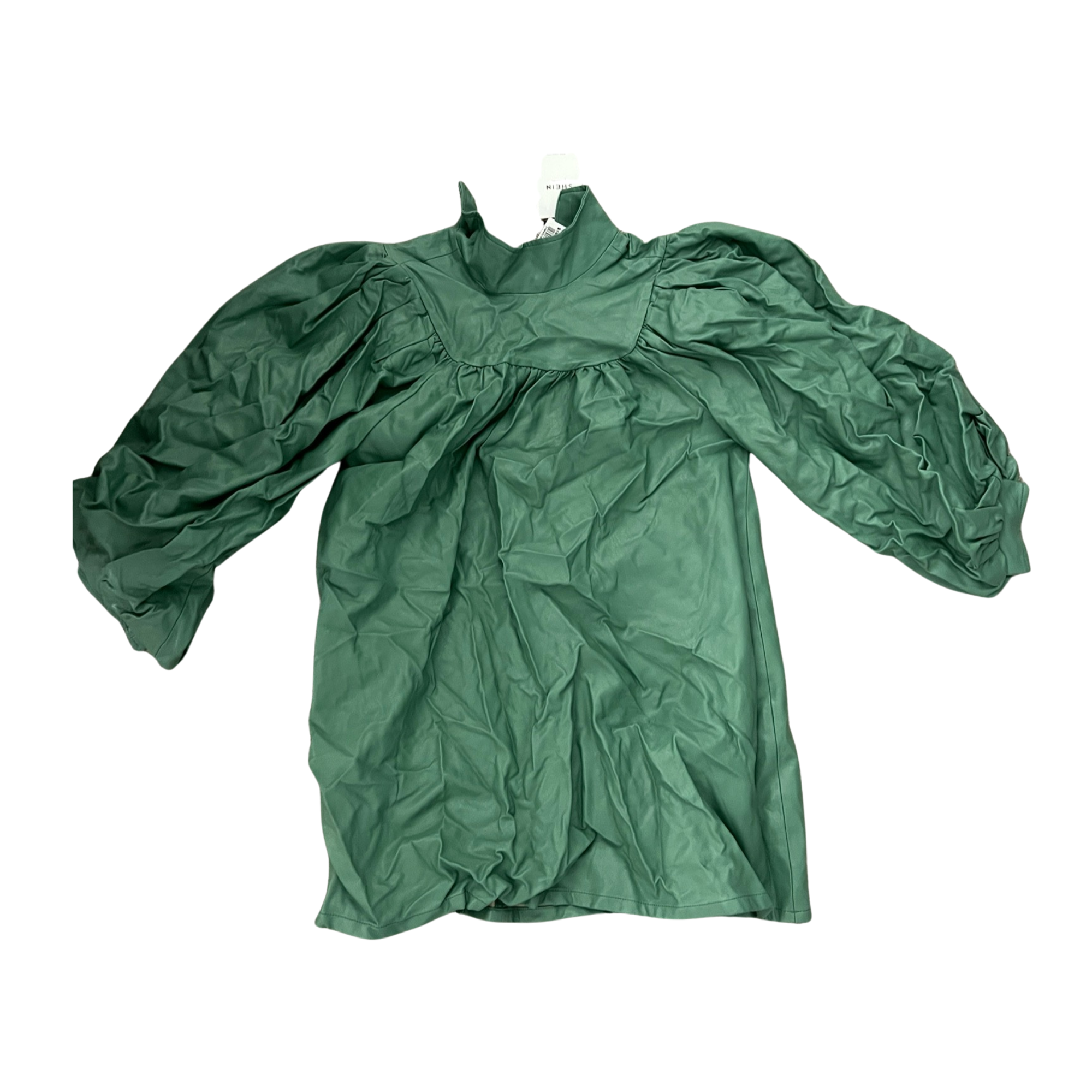 Green Long-Sleeve Blouse (M)