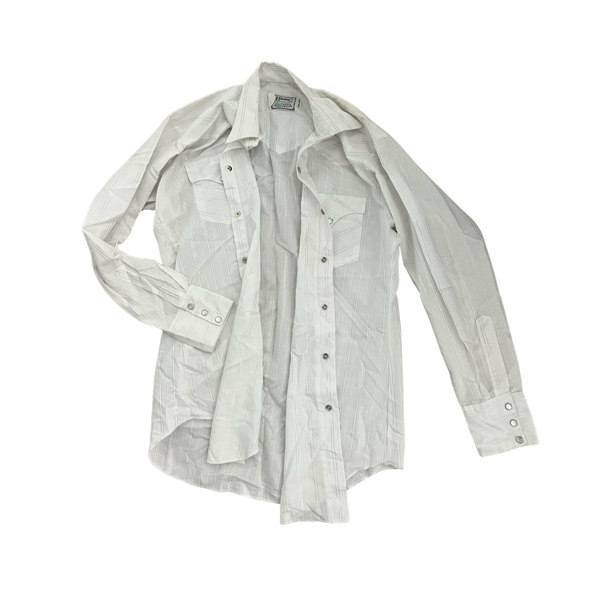 White Collared Button-up (L/XL)