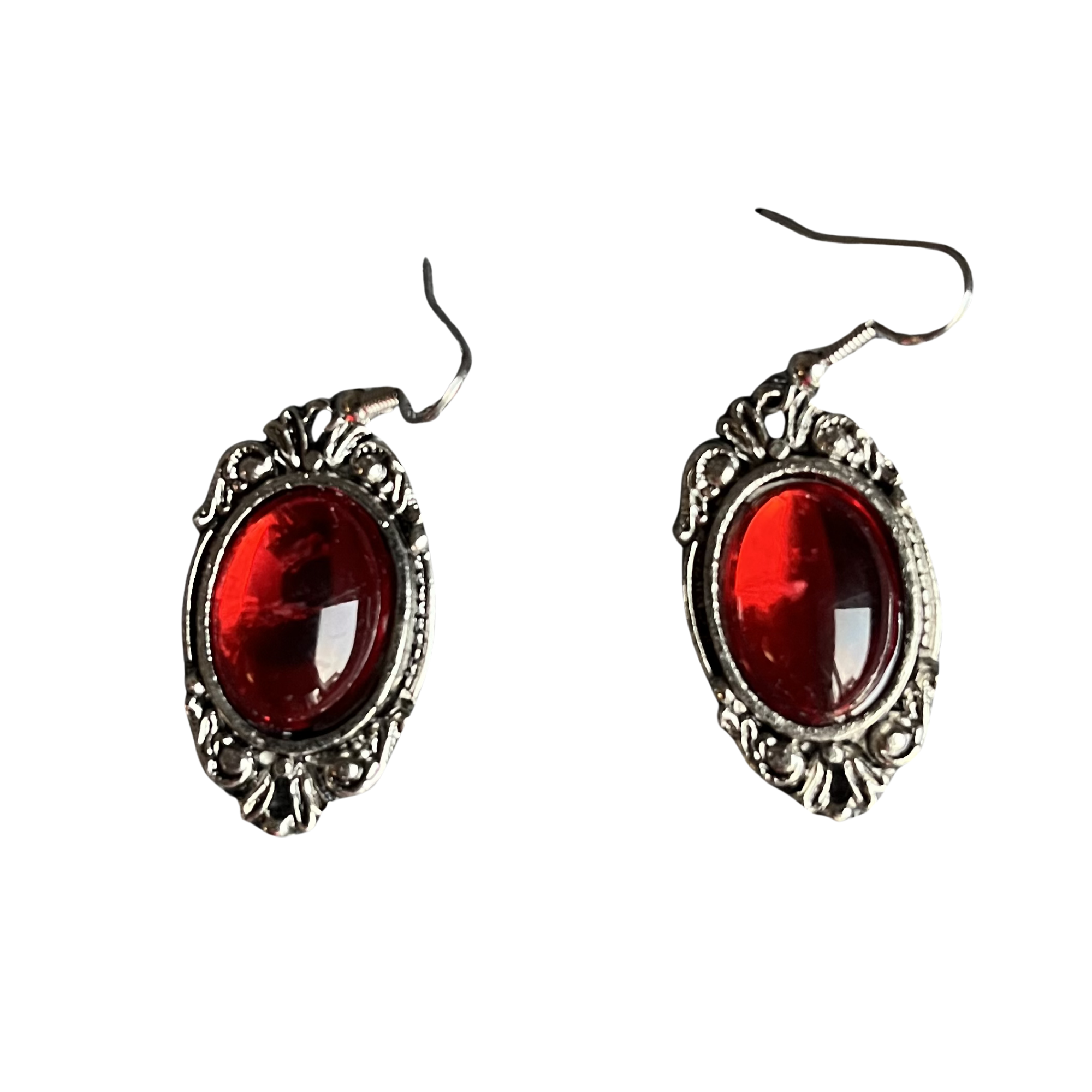 Gothic Red Earring