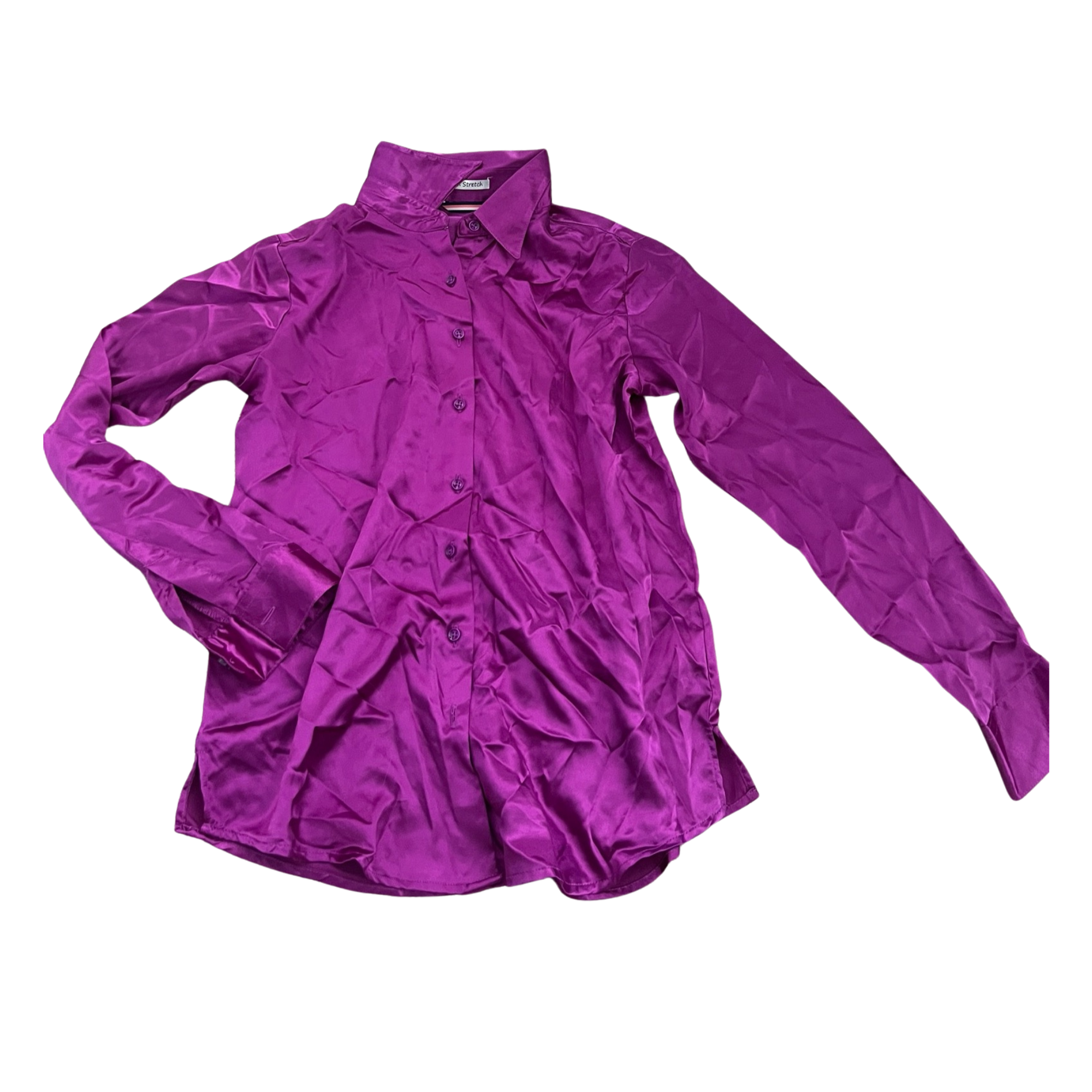 Purple Collared Button-up (S)