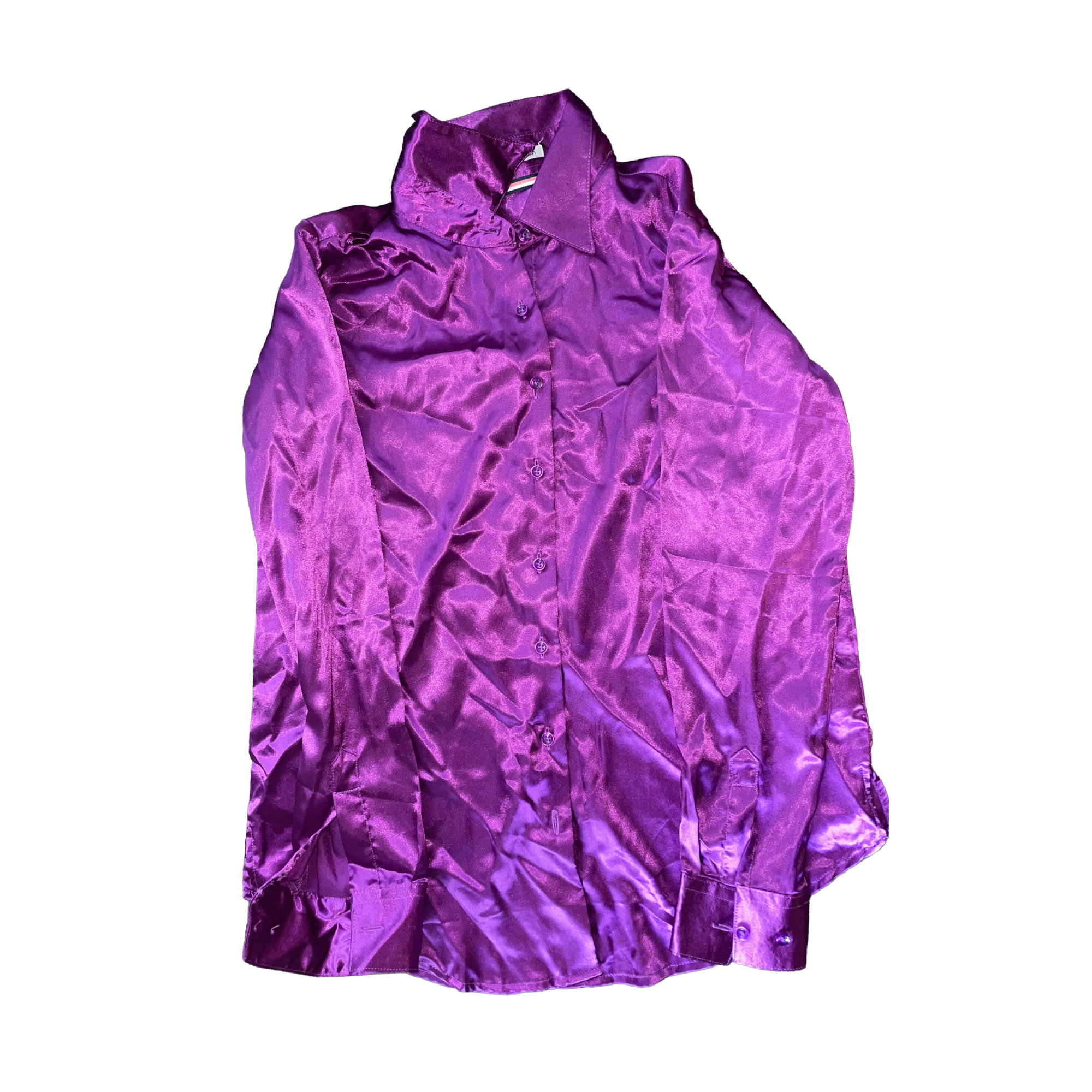 Purple Collared Button-up