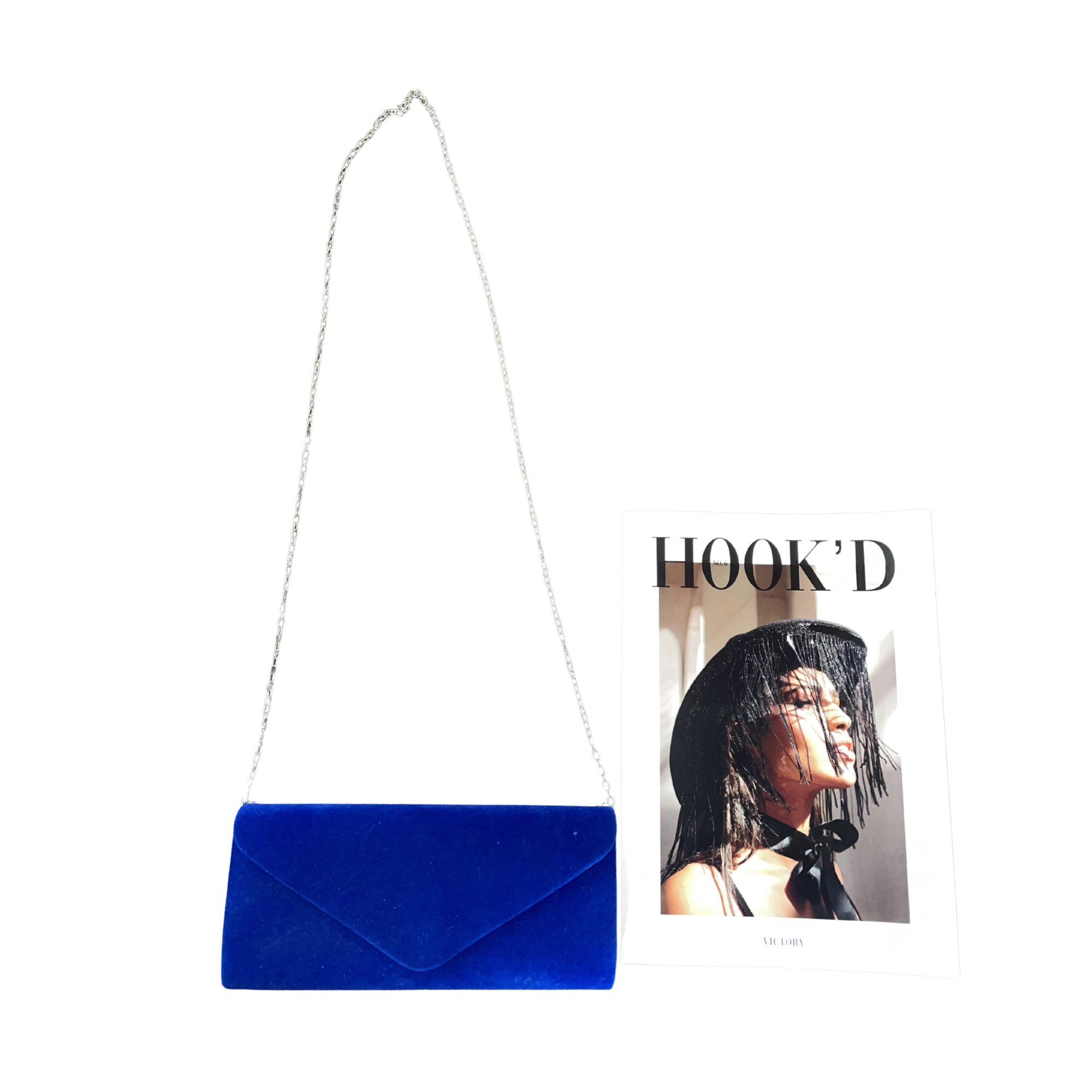 Blue Velvet Purse