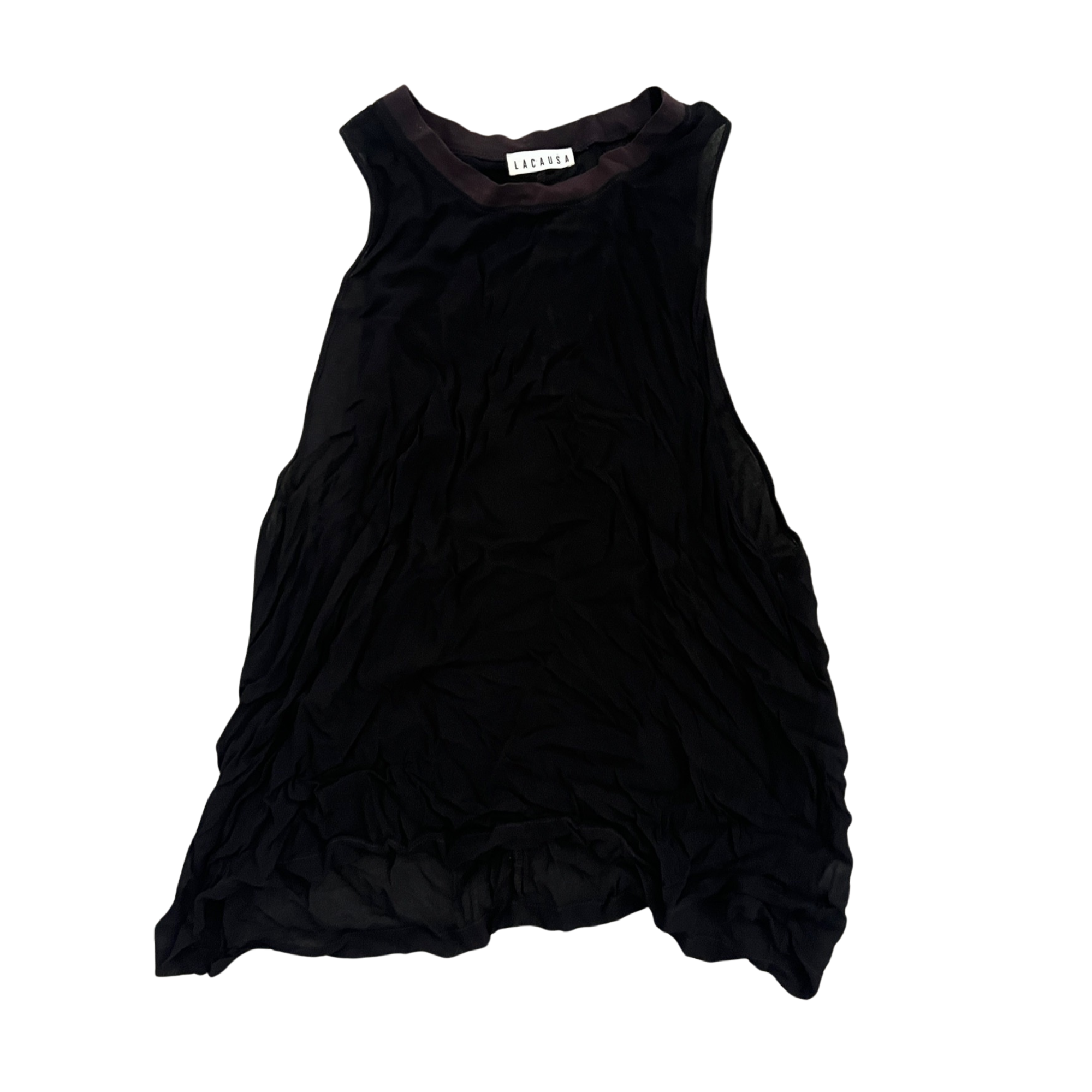Black No Sleeve Dress (M)