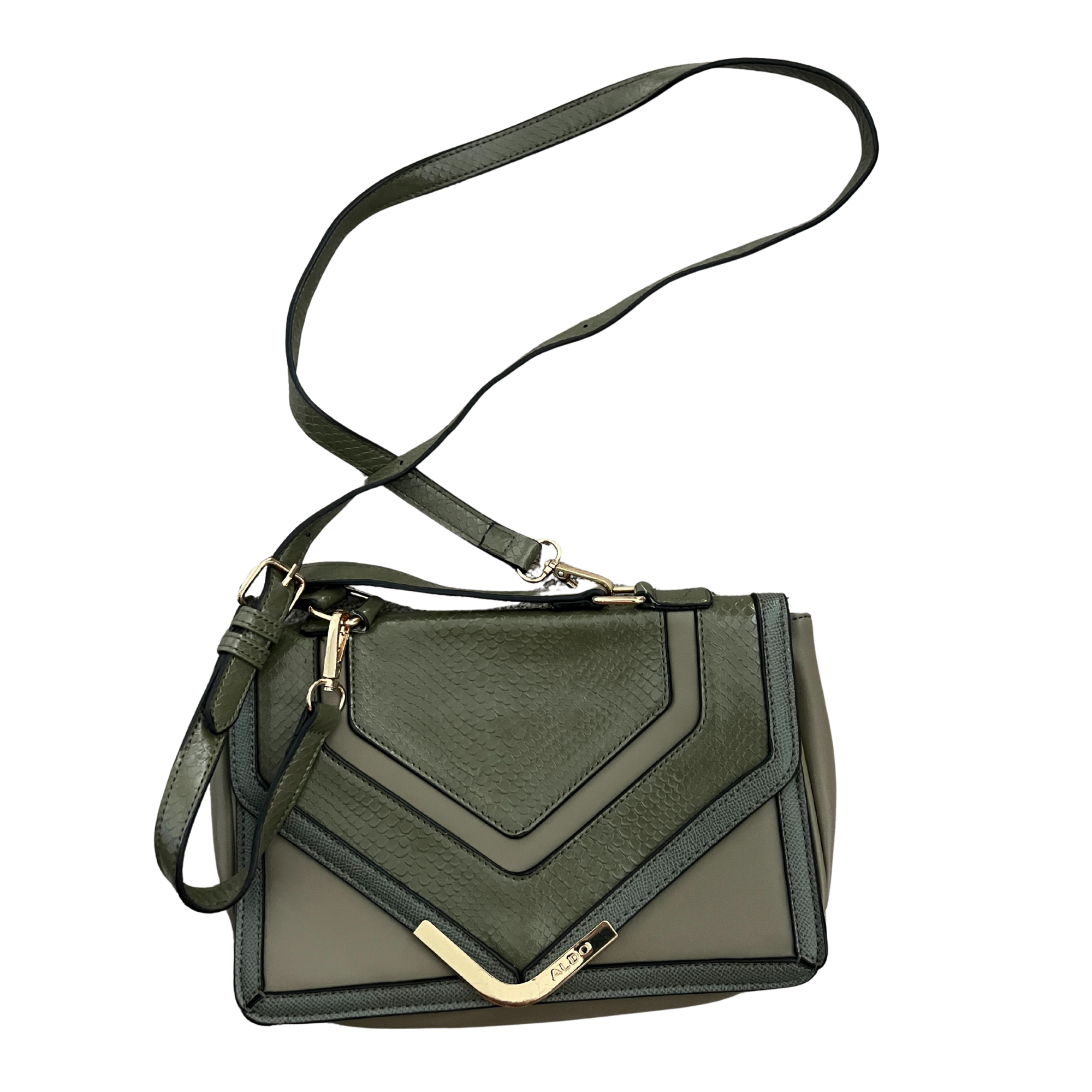 Green Geometric Purse