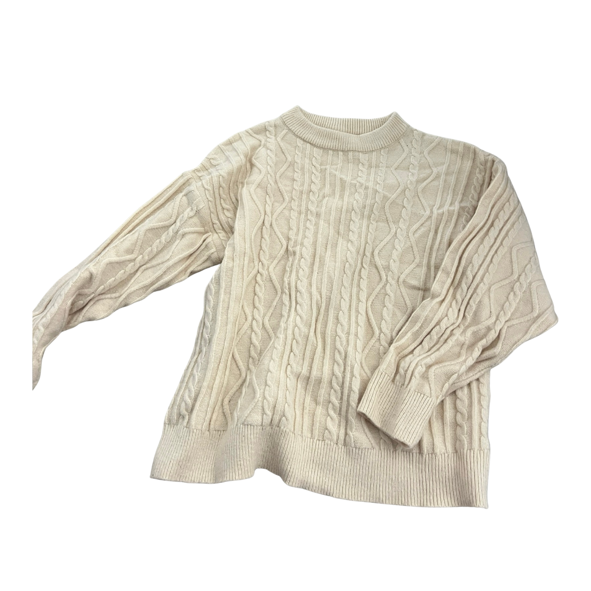 Cream Sweater (M)