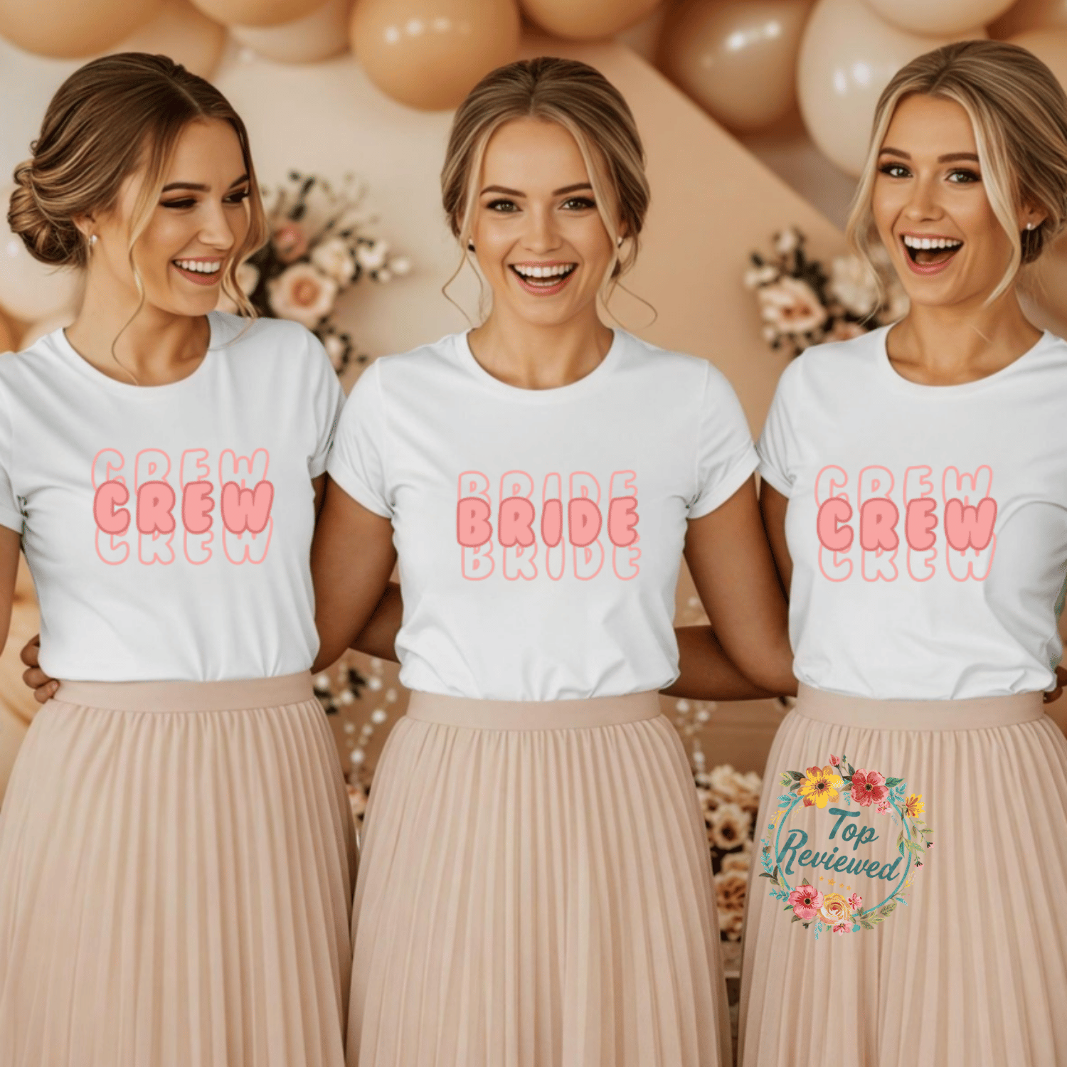 Bride Crew Bachelorette Shirt, Bride Squad Matching Tees, Bridal Party Shirts