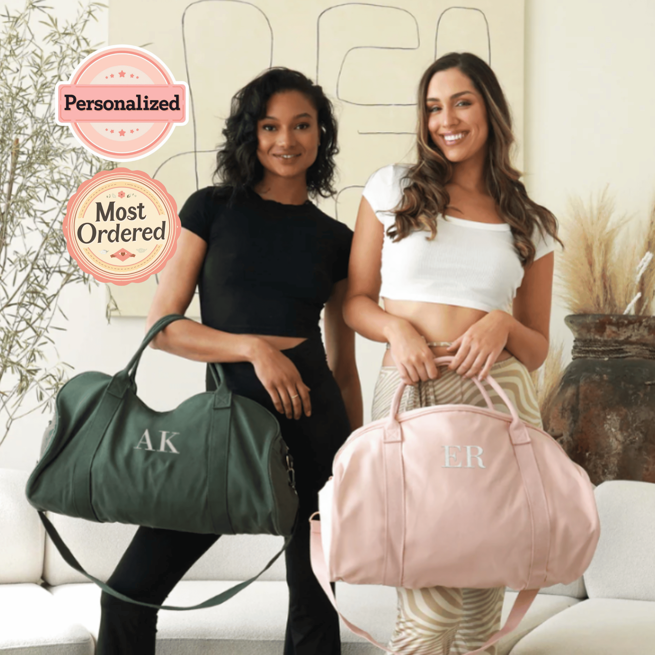 Personalized Women’s Duffle Bag – Custom Travel Bag