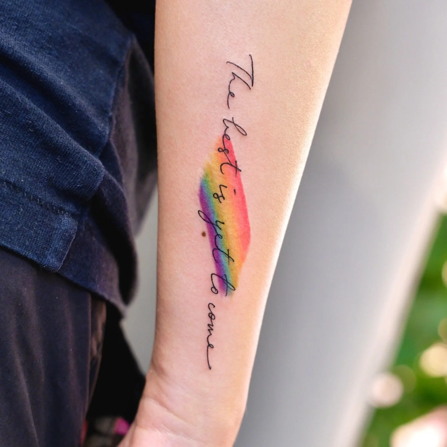 The best is yet to come 🌈 
Artist: @tszching.tattoo 
________________________________________________
[At Off the Ground Ink, we bring your tattoo ideas to life! 💭 For bookings and inquiries, reach out to us by email at offthegroundink@gmail.com]