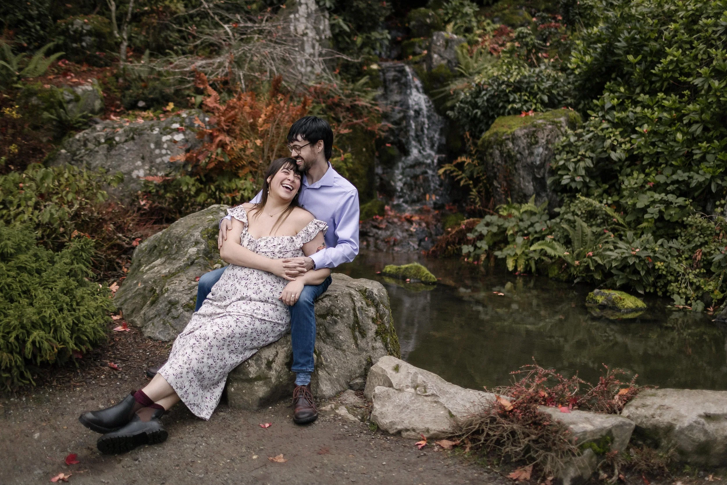 Kubota garden waterfall