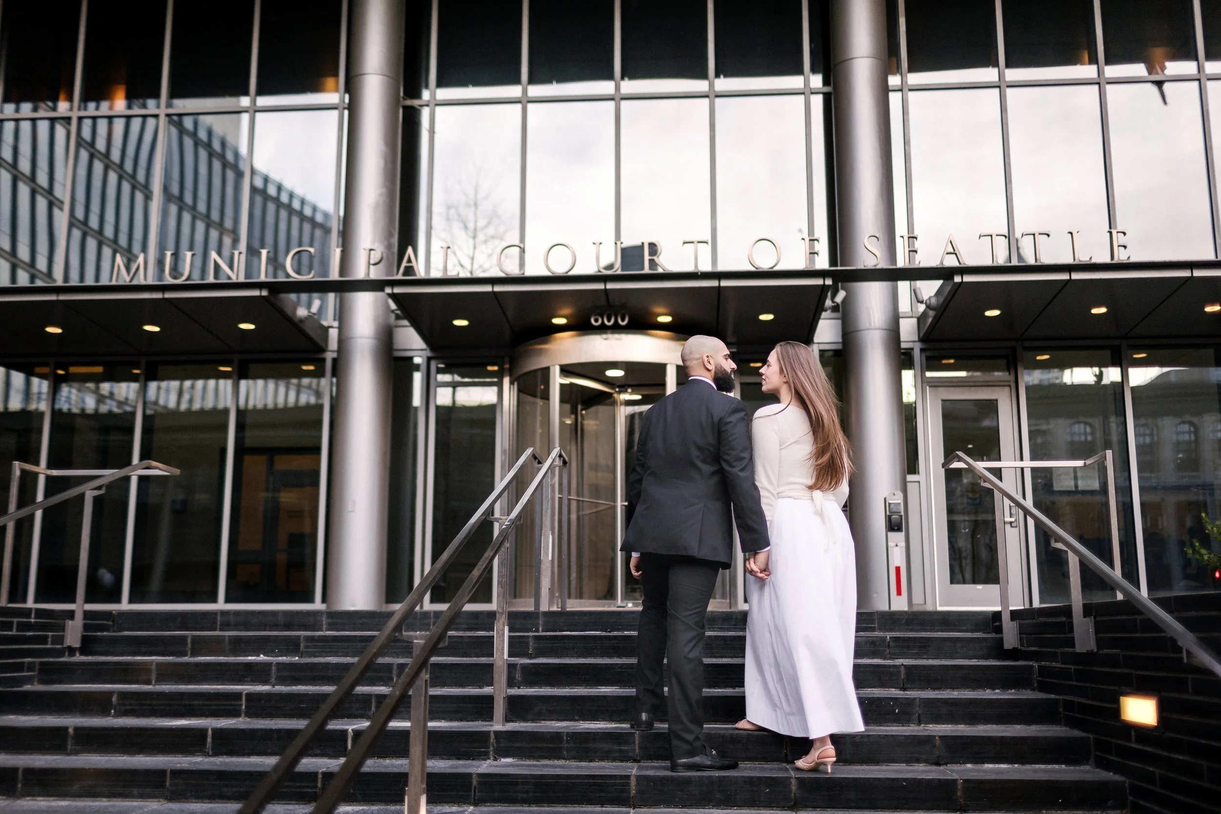 Intimate Wedding Municipal Court Of Seattle