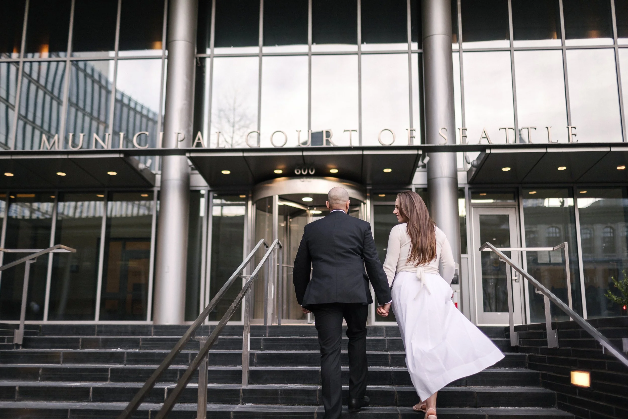 Intimate Wedding Municipal Court Of Seattle