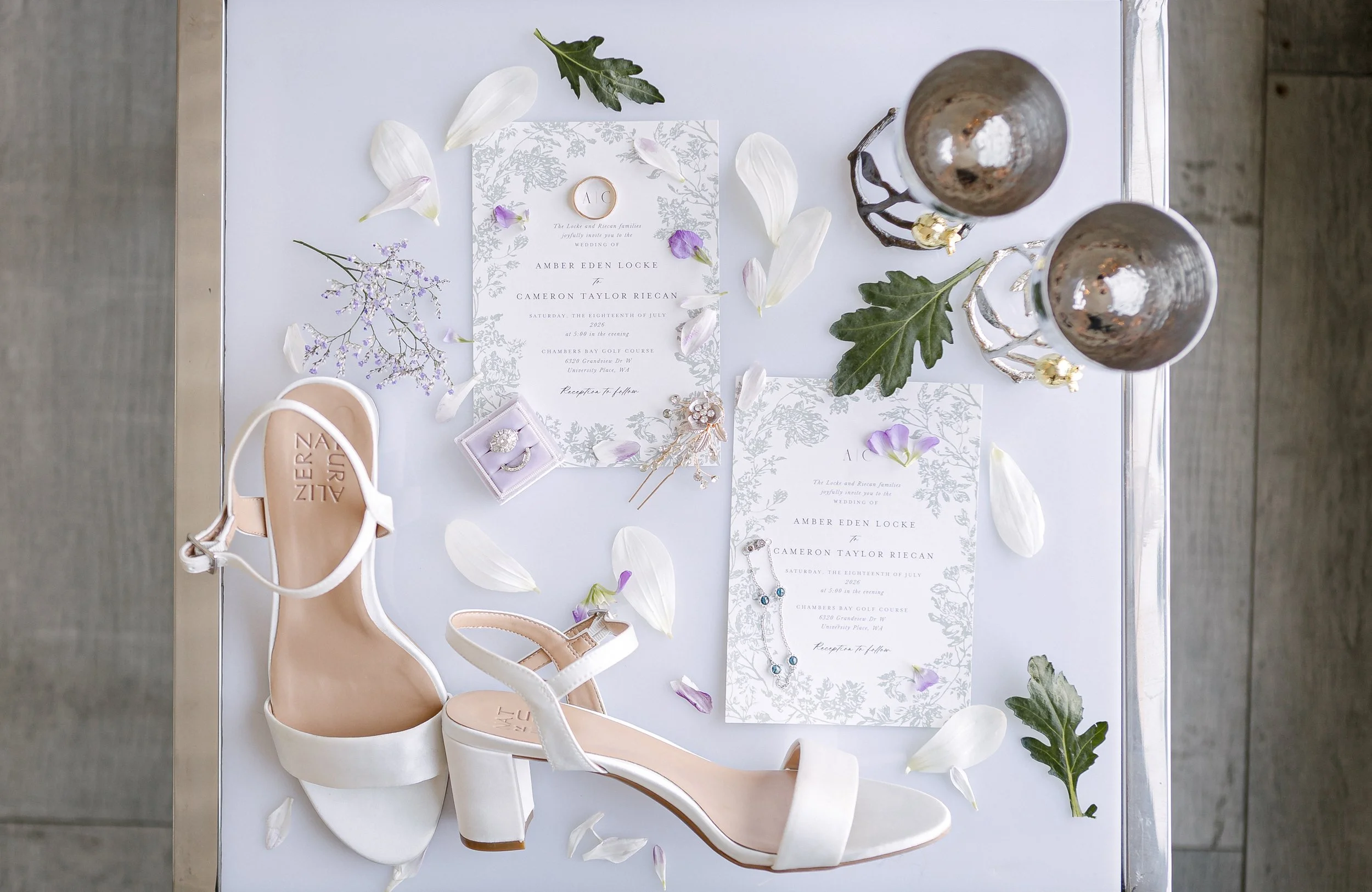 Bridal Details Before a Chambers Bay Wedding