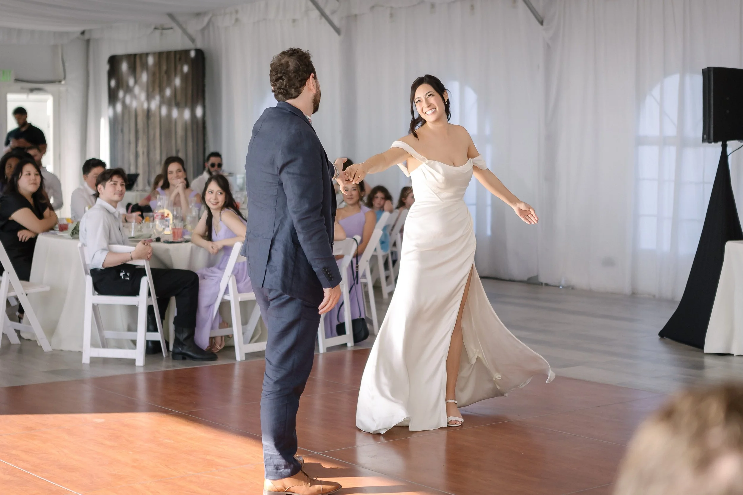 First Dance at a Chambers Bay Wedding