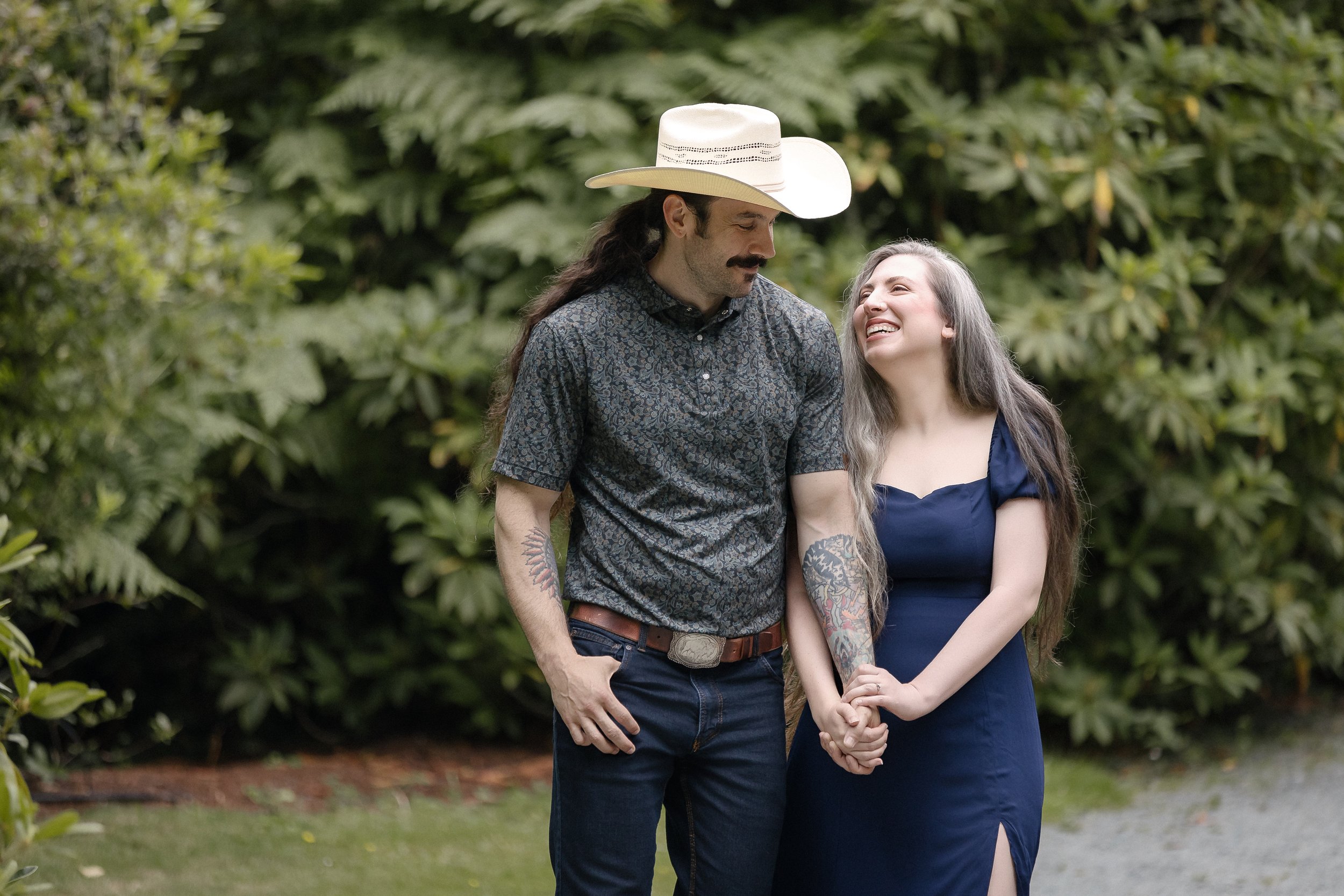 Meerkerk Gardens Engagement Session on Whidbey Island