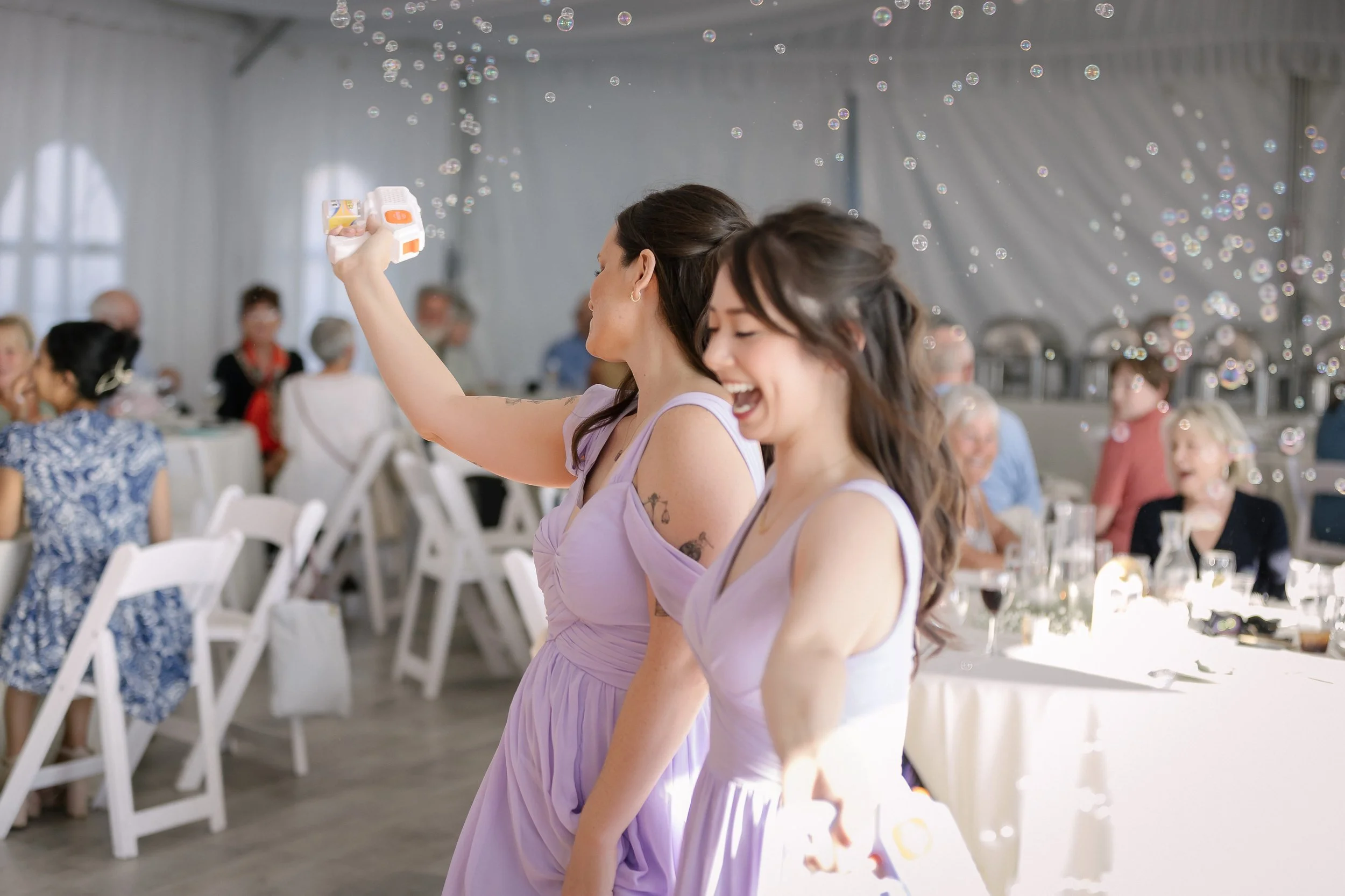 Candid Wedding Reception Moments in Tacoma