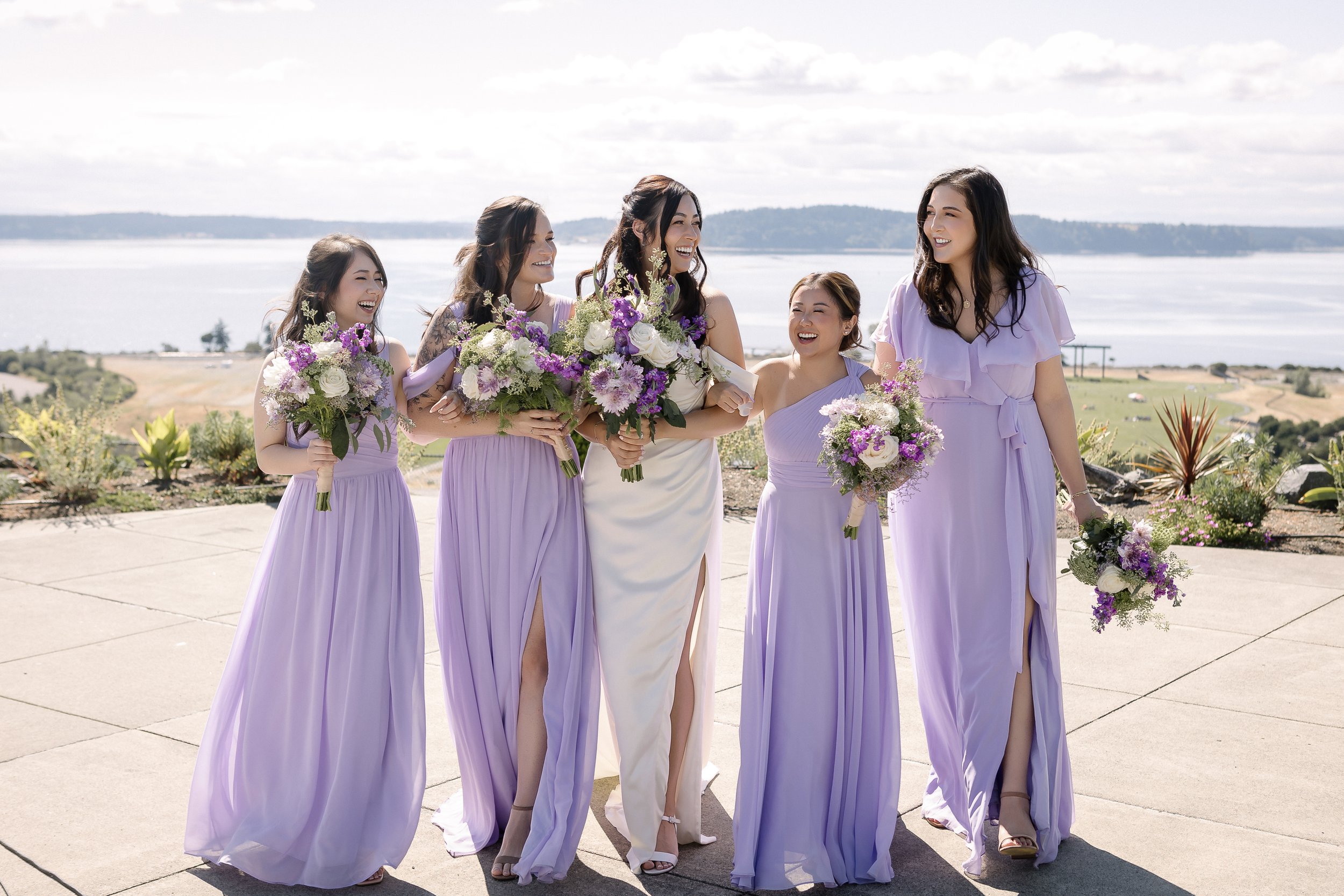 Wedding Party Photos at Chambers Bay