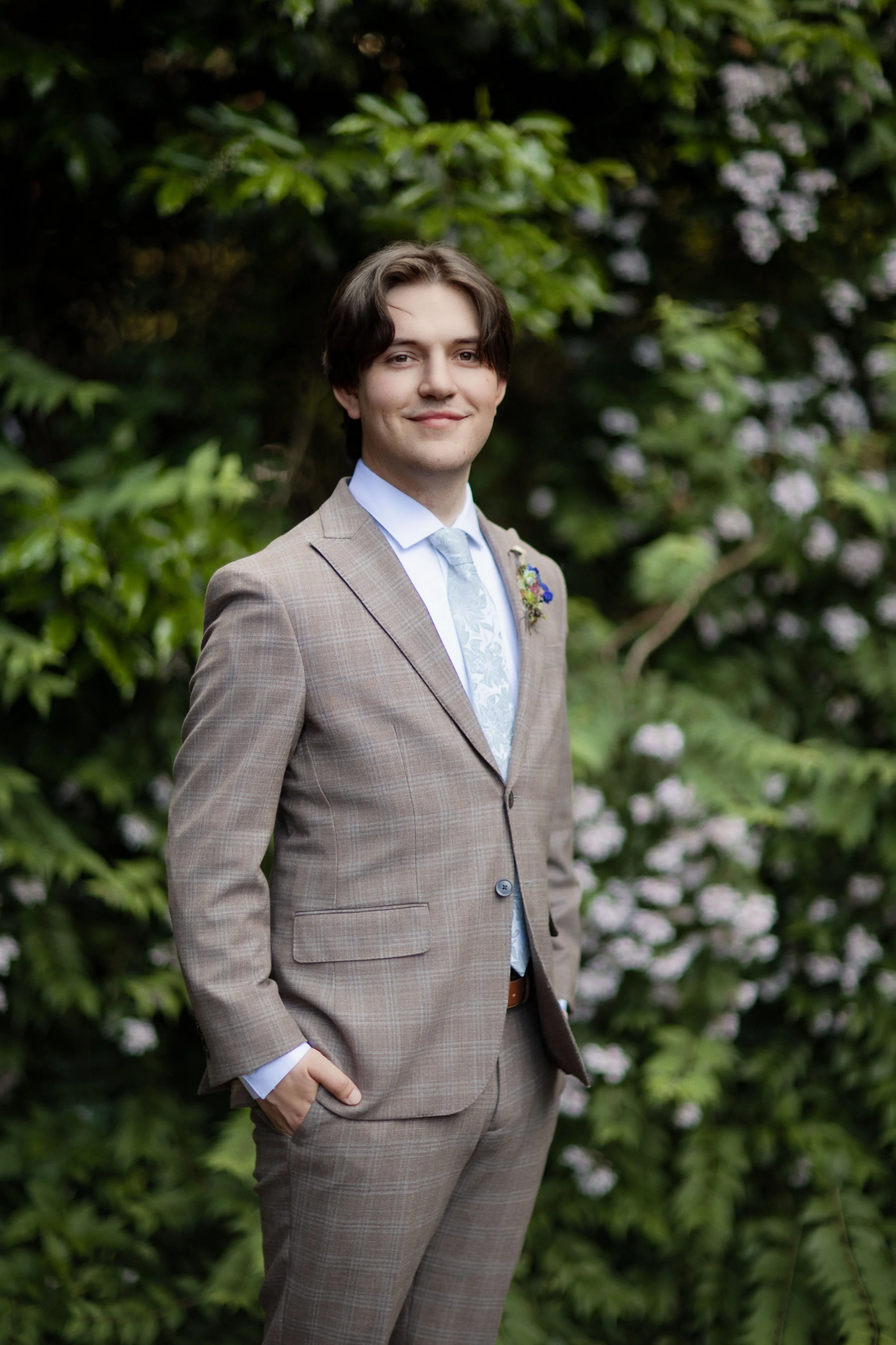 groom solo portrait