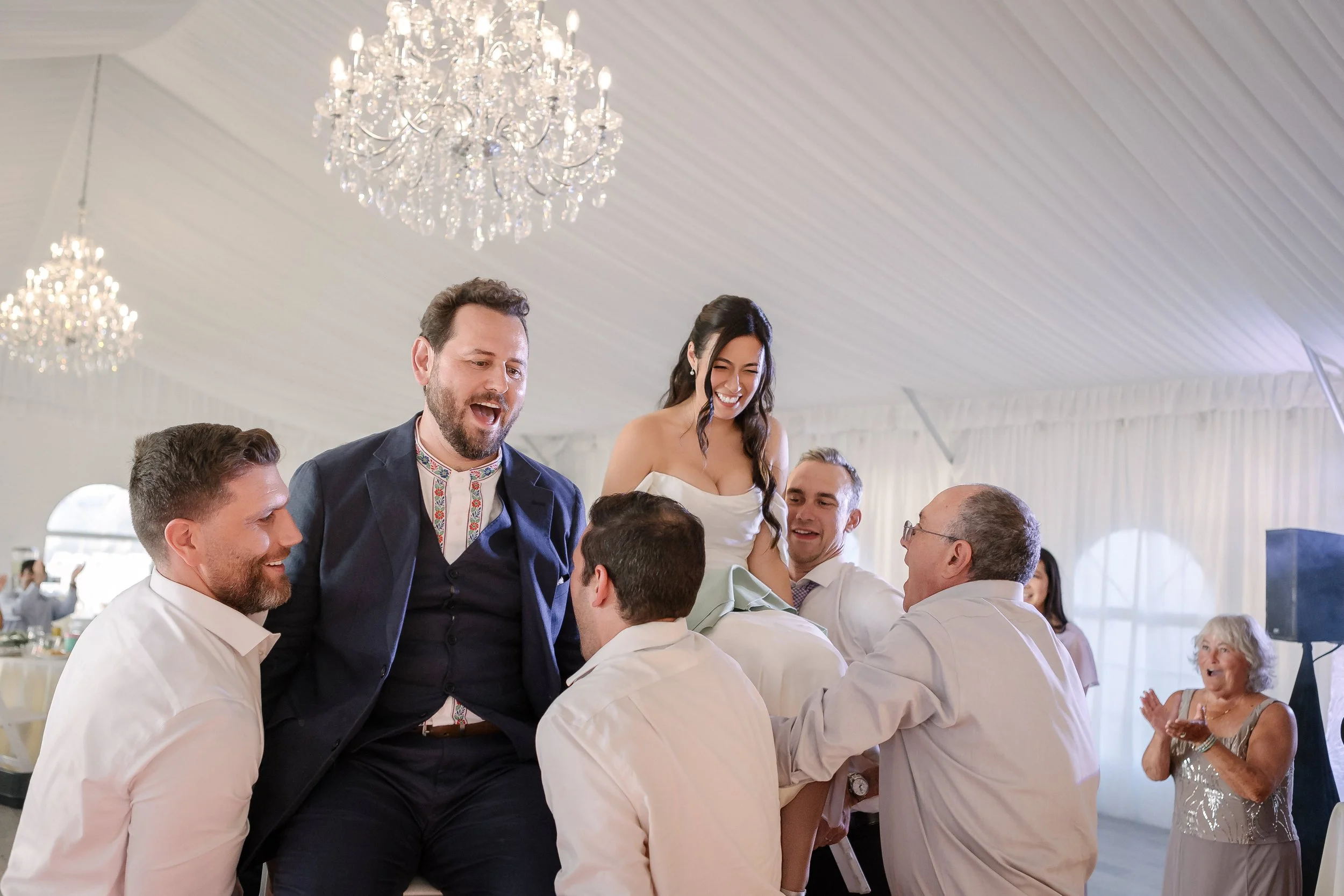 Hora Jewish Dance at a Chambers Bay Wedding