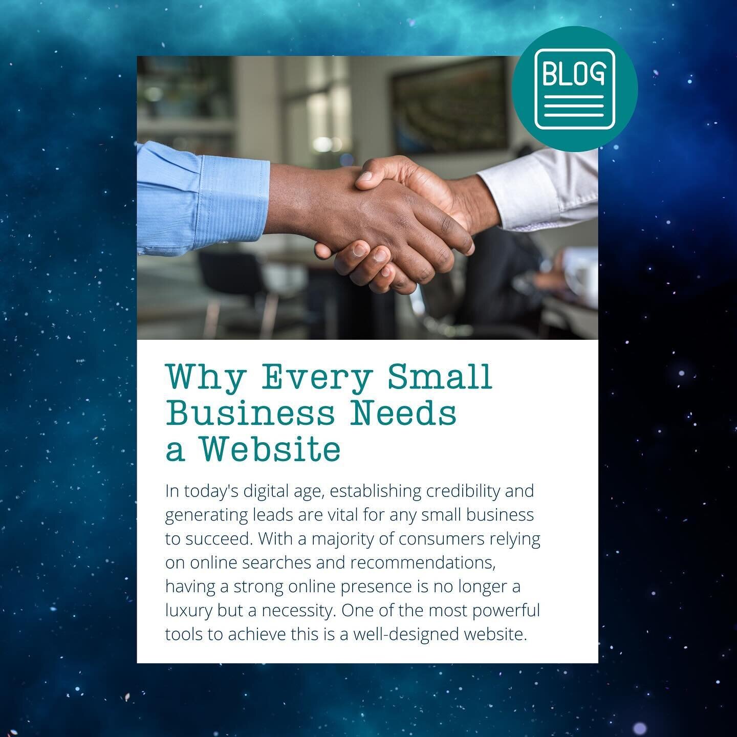 Learn how starting a small business necessitates having a website to establish credibility and generate leads and sales.

Comment &ldquo;READ NOW&rdquo; to get a link to our blog &ldquo;Why Every Small Business Needs a Website.&rdquo; ⤵️
