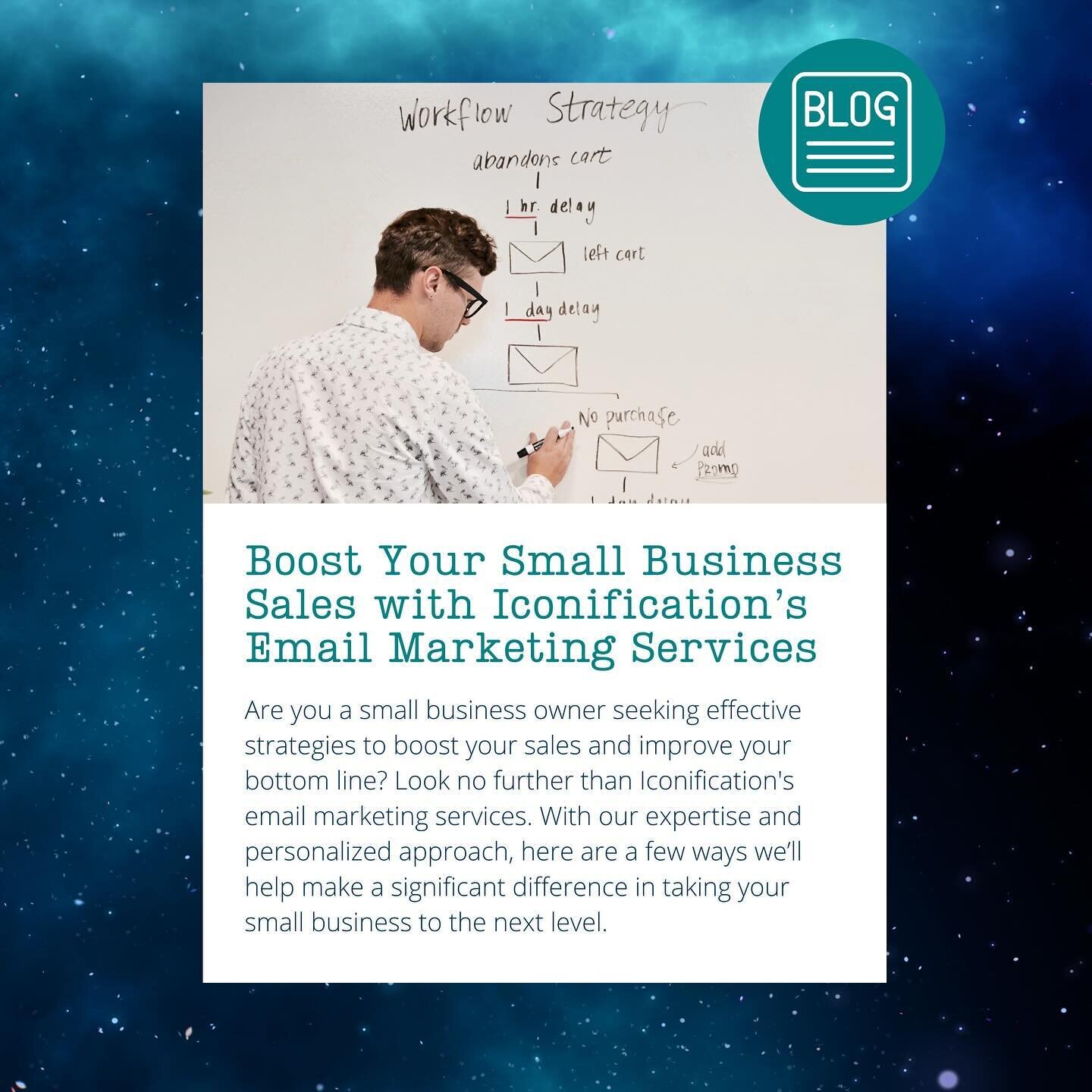 Are you leveraging the power of email marketing to grow your bottom line? 

Comment HELP to get a link to our latest blog &ldquo;Boost Your Small Business Sales with Iconification&rsquo;s Email Marketing Services&rdquo; ⤵️

#squarespace #websitedevel