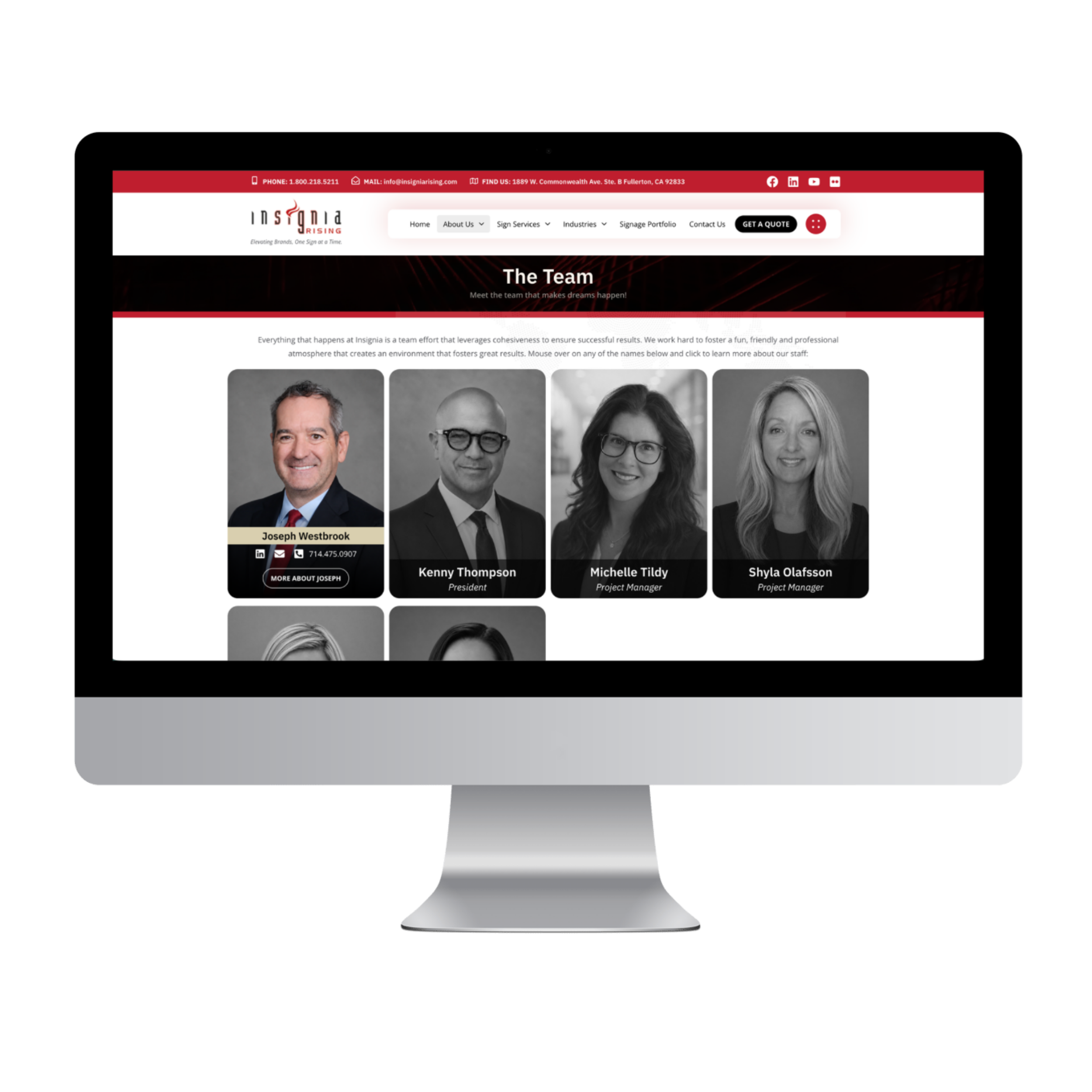 Insignia Rising Website