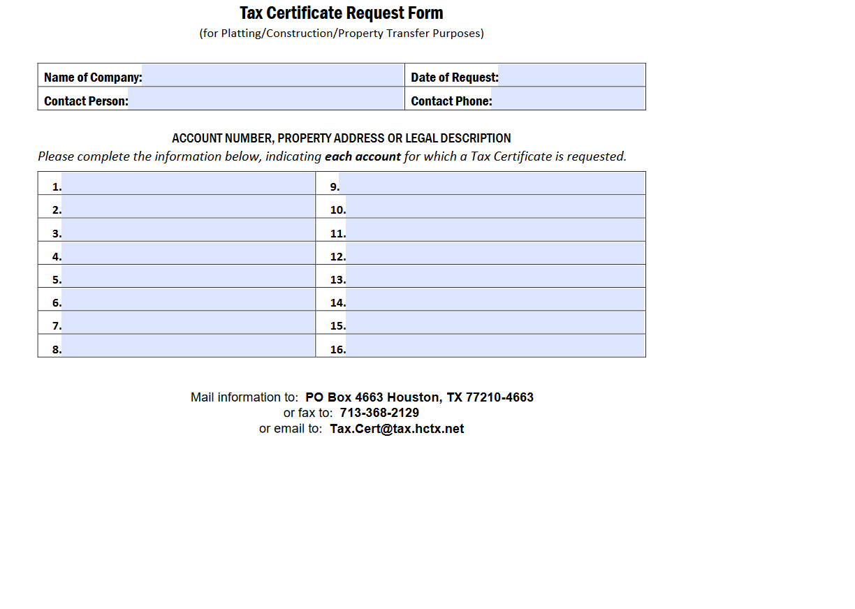 What Is a Tax Certificate and How First Time Home Buyers Can Obtain One?